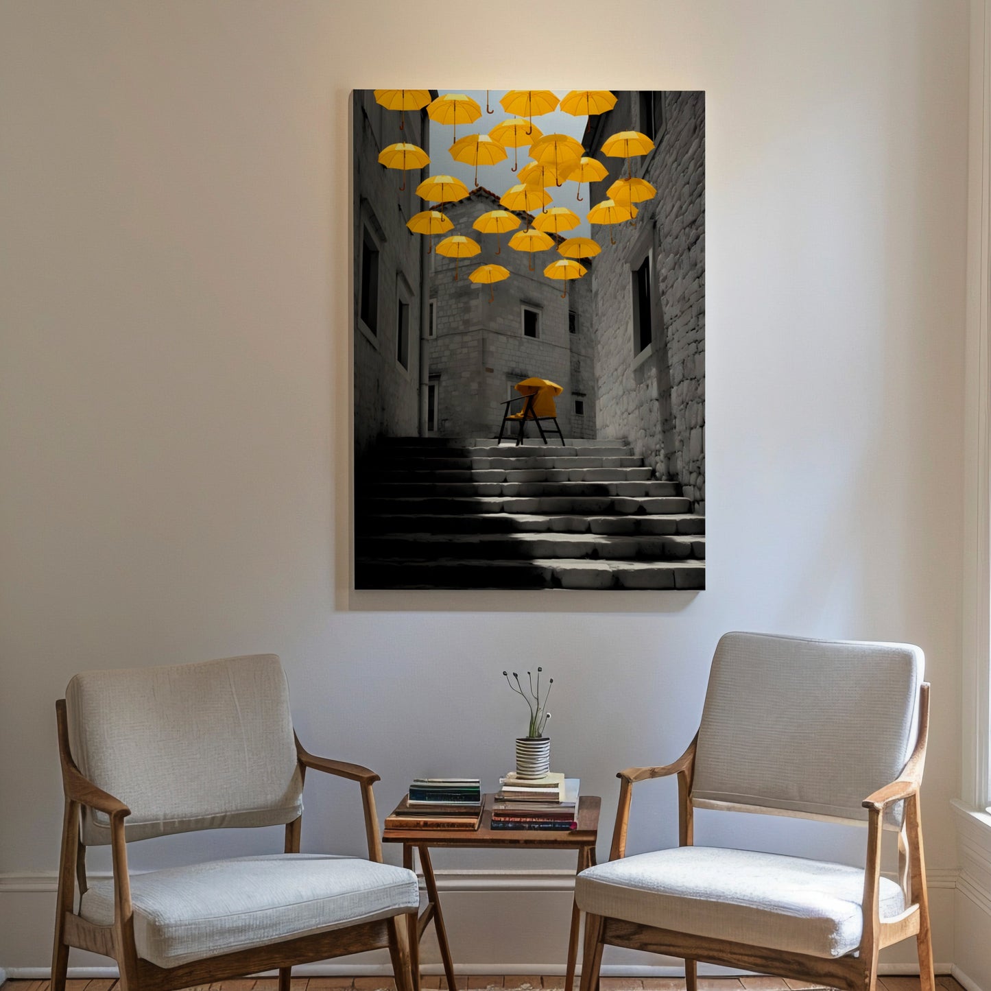 Yellow Umbrella Reverie