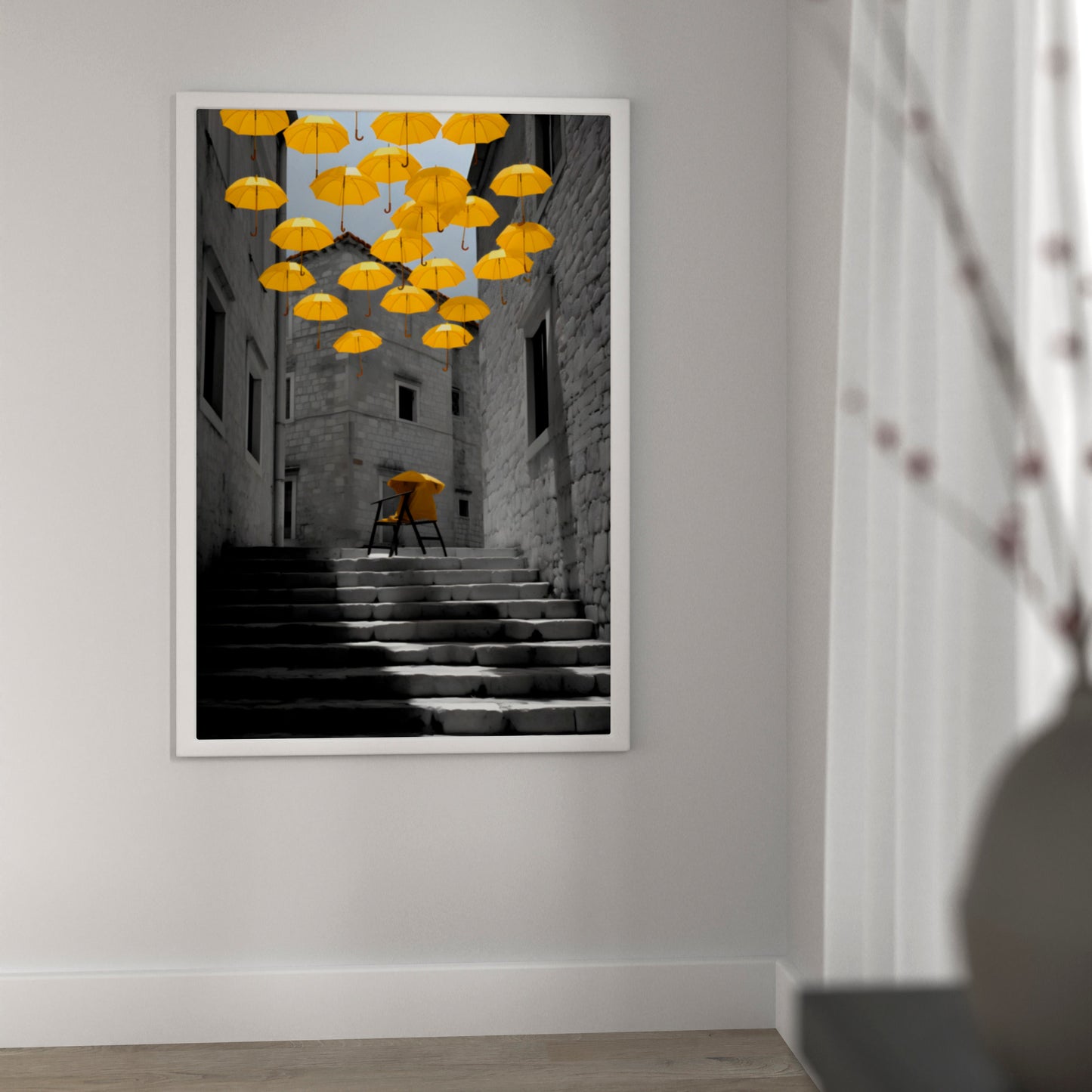 Yellow Umbrella Reverie