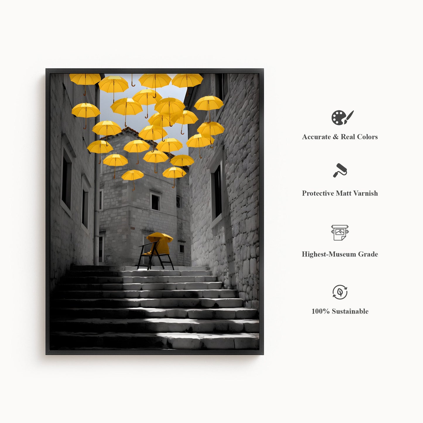 Yellow Umbrella Reverie