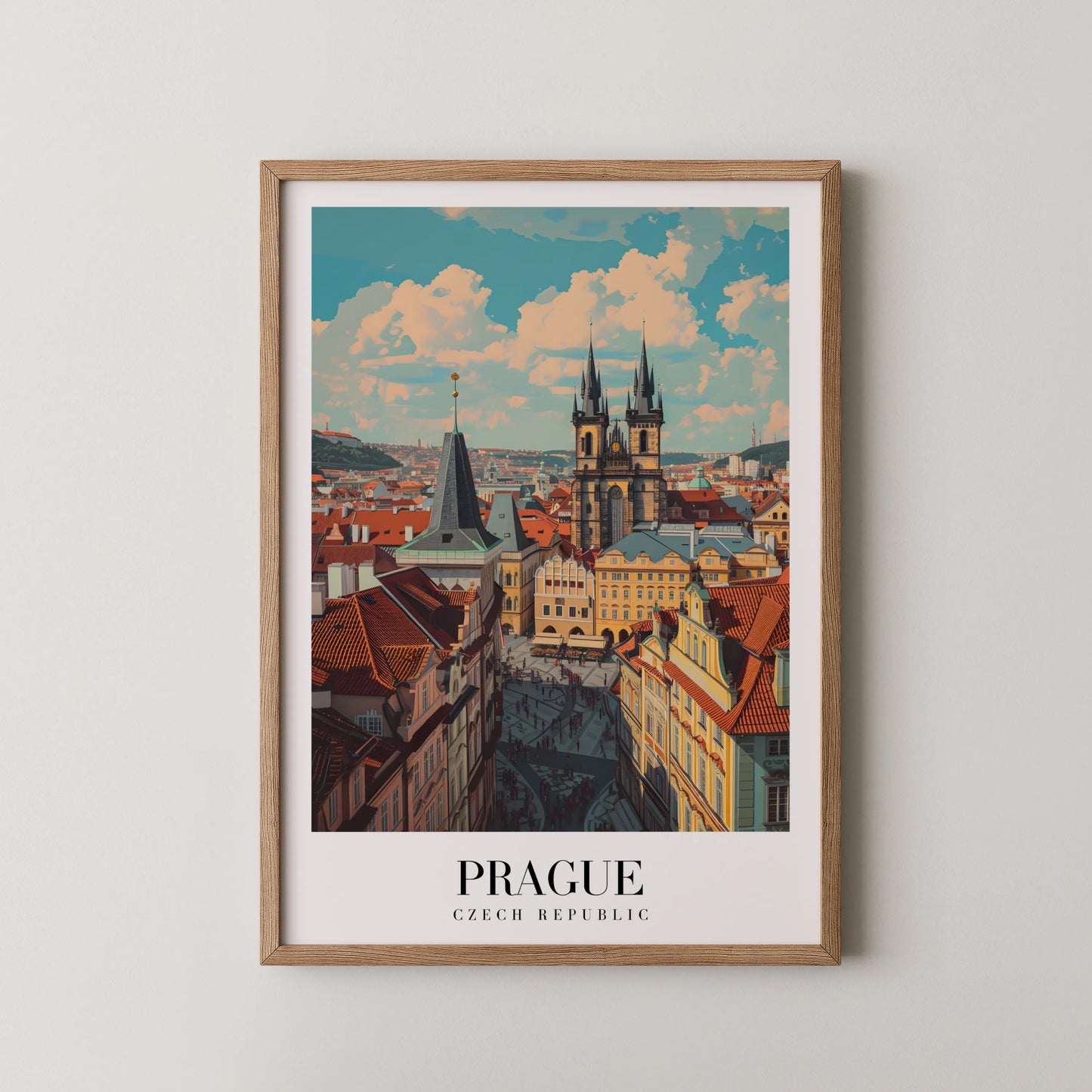 Prague, Czech Republic, City Prints