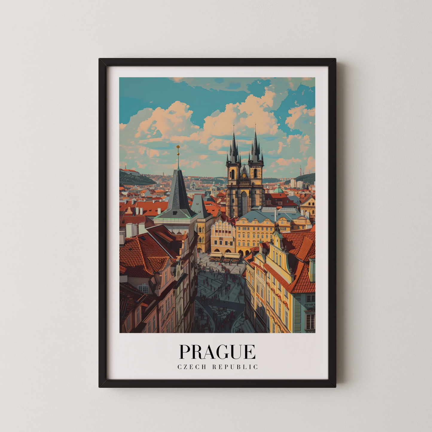 Prague, Czech Republic, City Prints