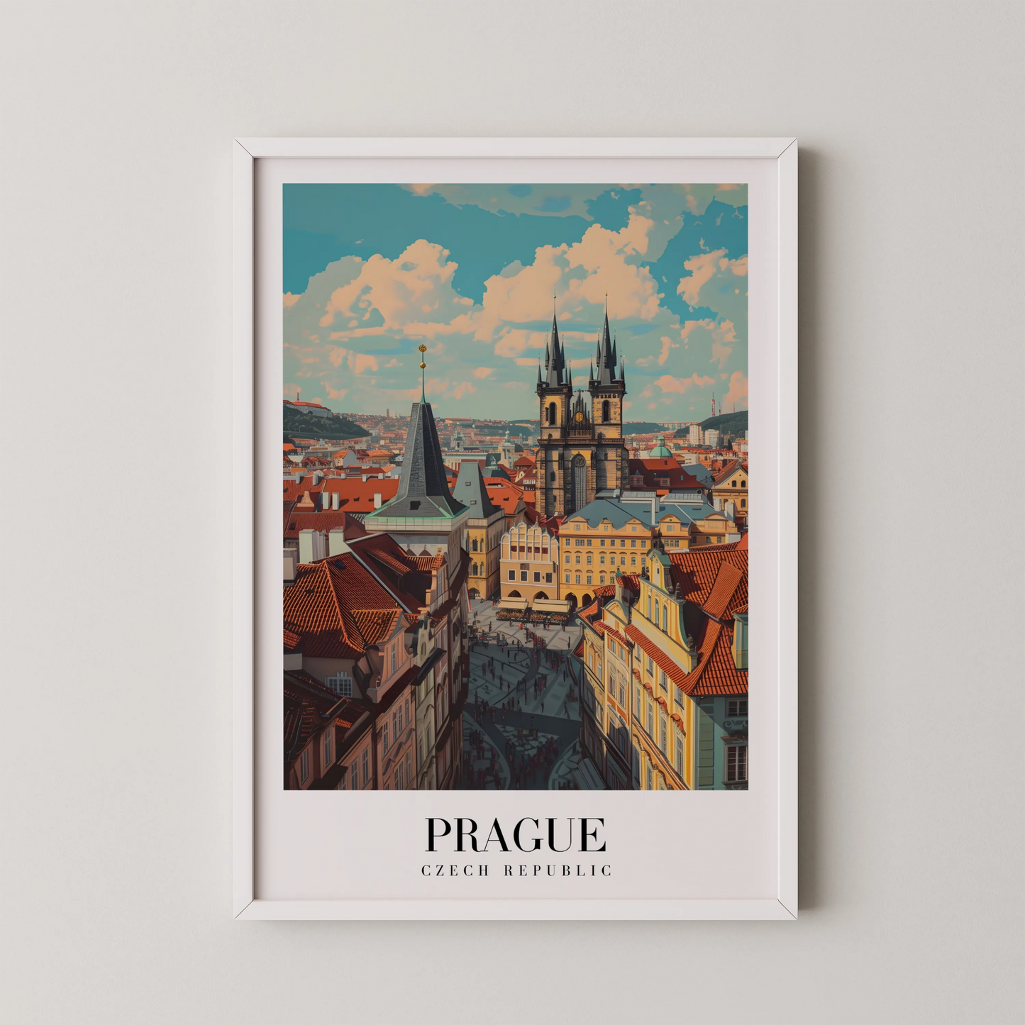 Prague, Czech Republic, City Prints
