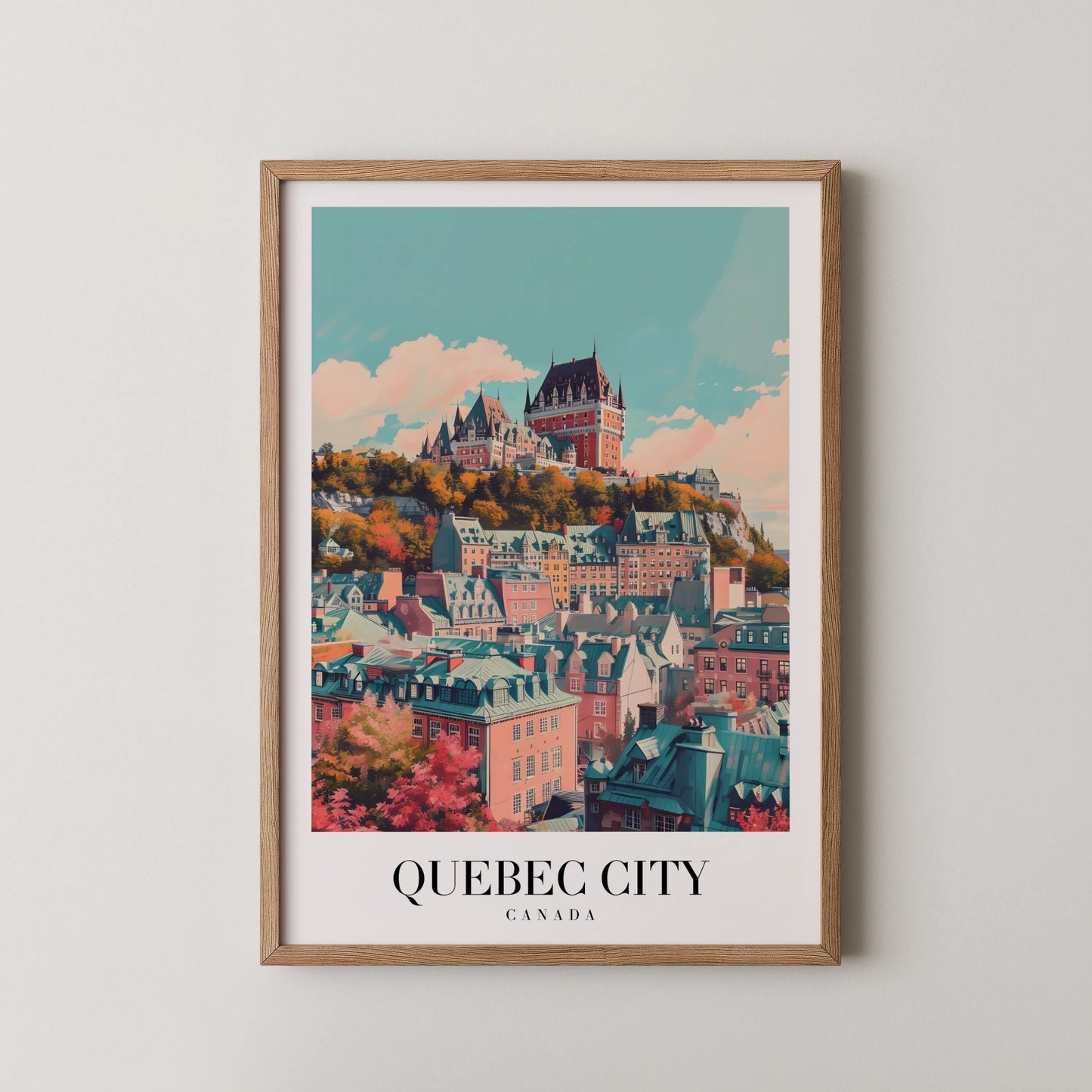Quebec, Canada, City Prints