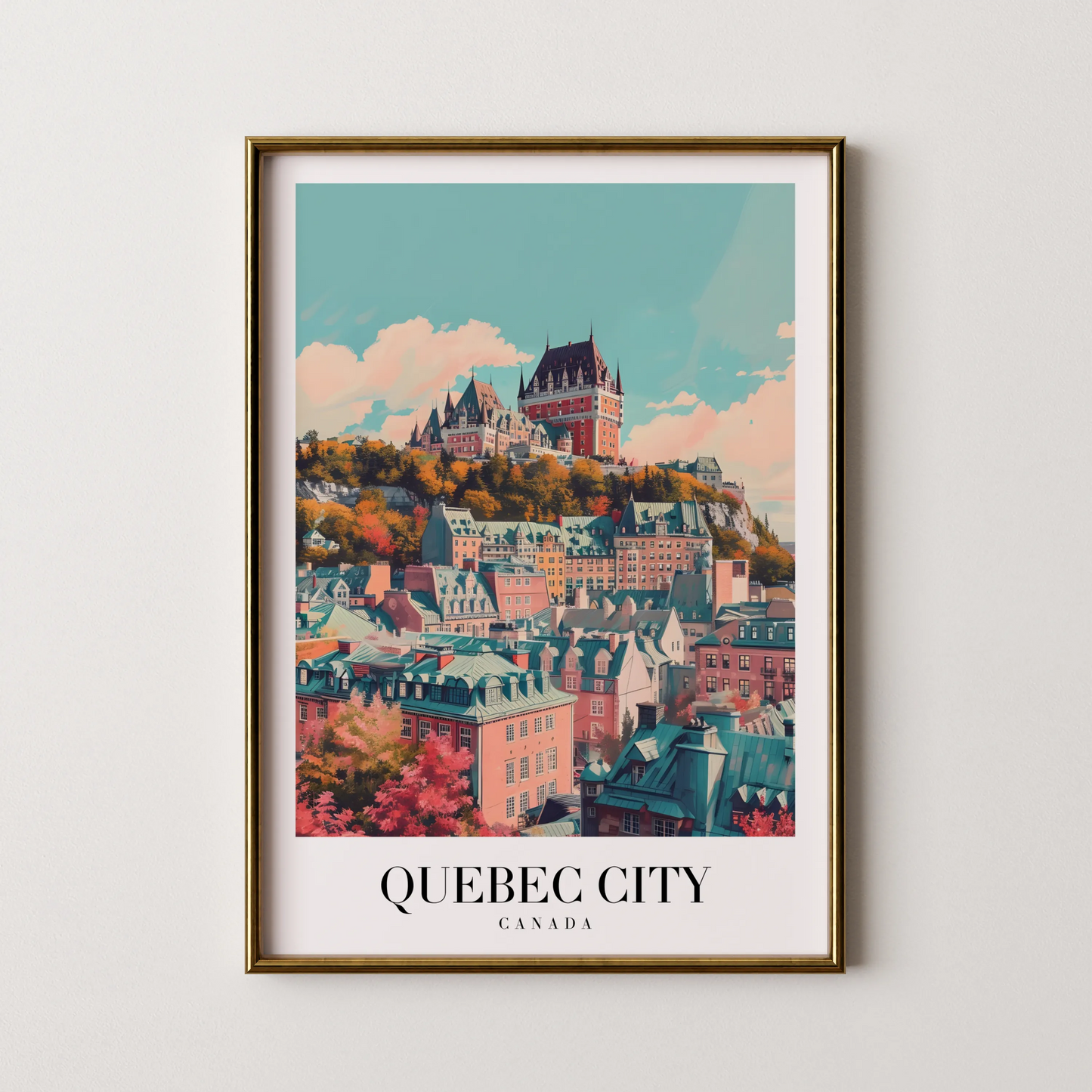Quebec, Canada, City Prints