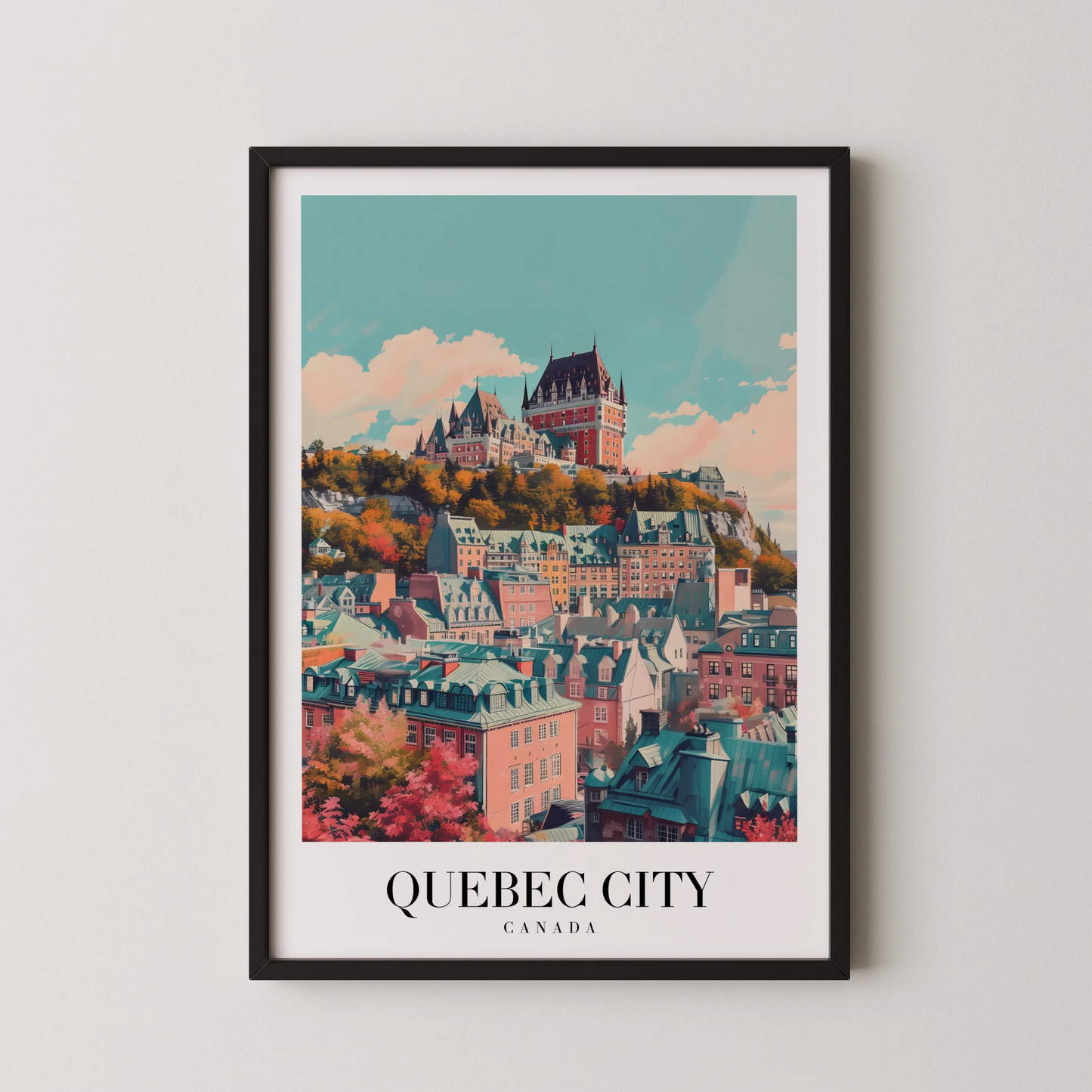 Quebec, Canada, City Prints