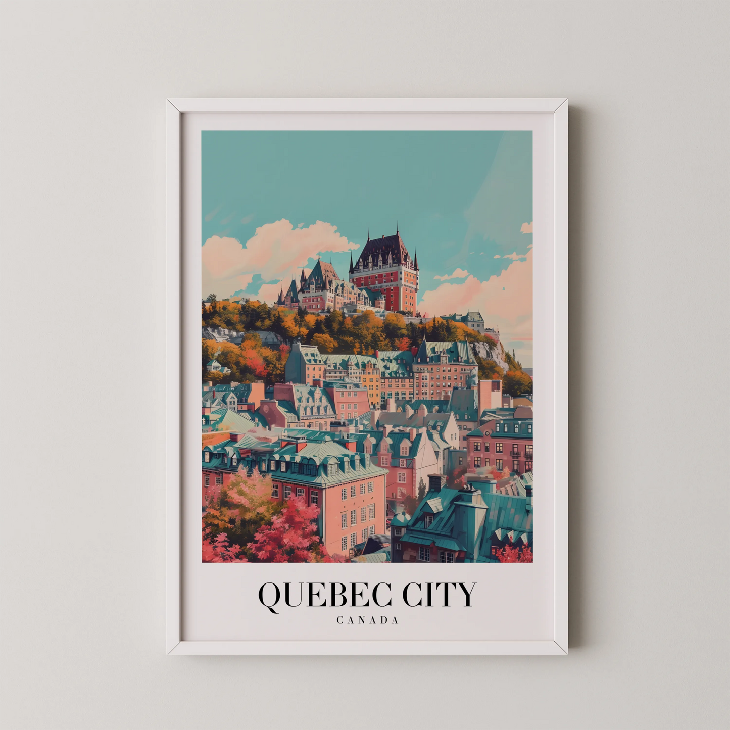 Quebec, Canada, City Prints