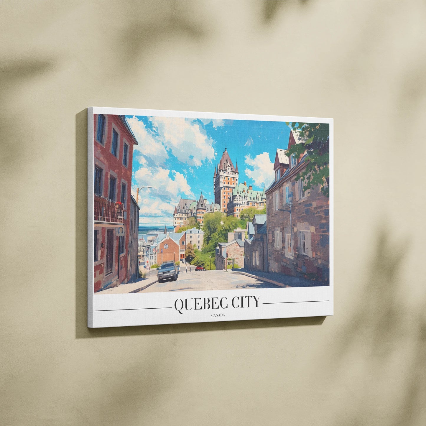 Quebec City, Canada, City Print