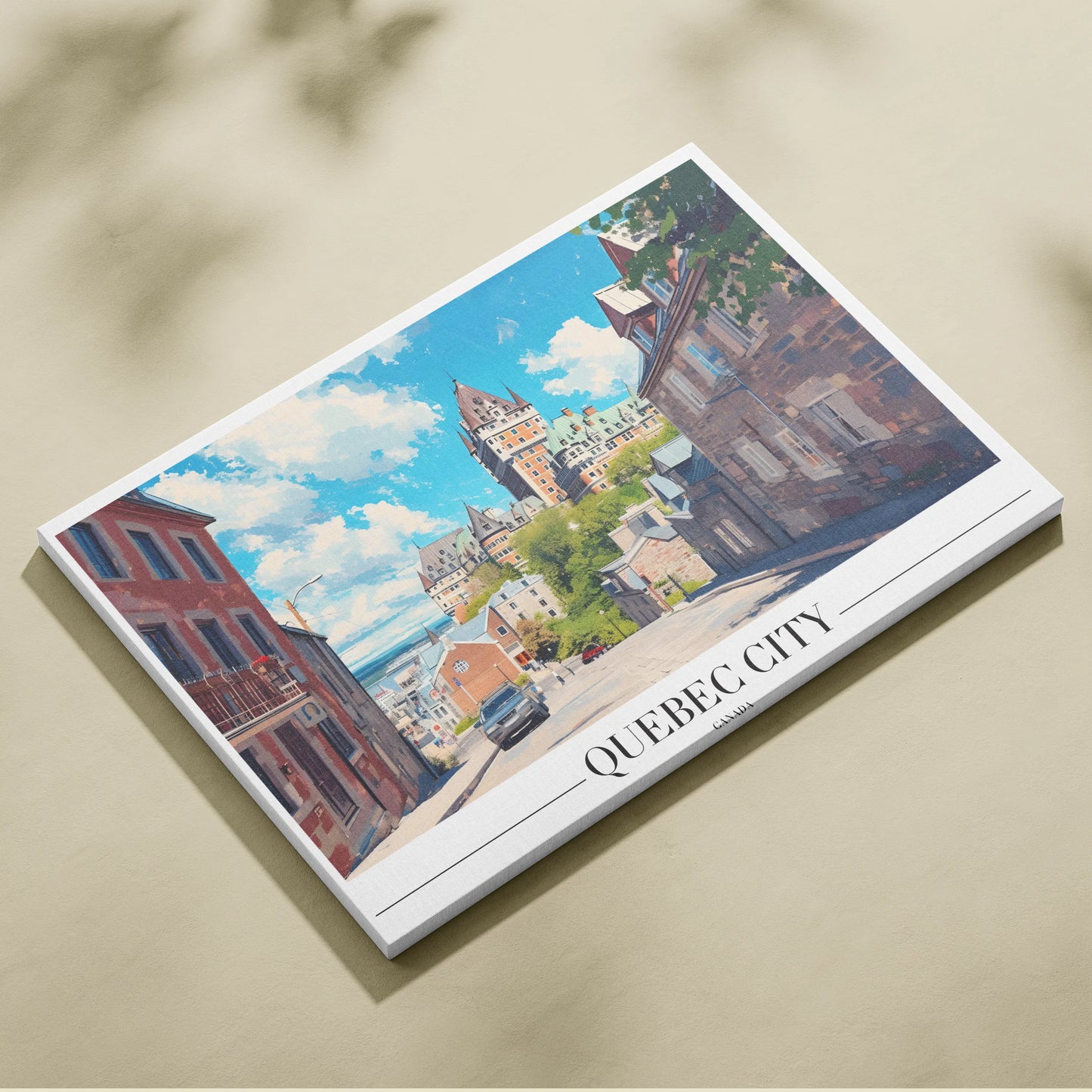 Quebec City, Canada, City Print