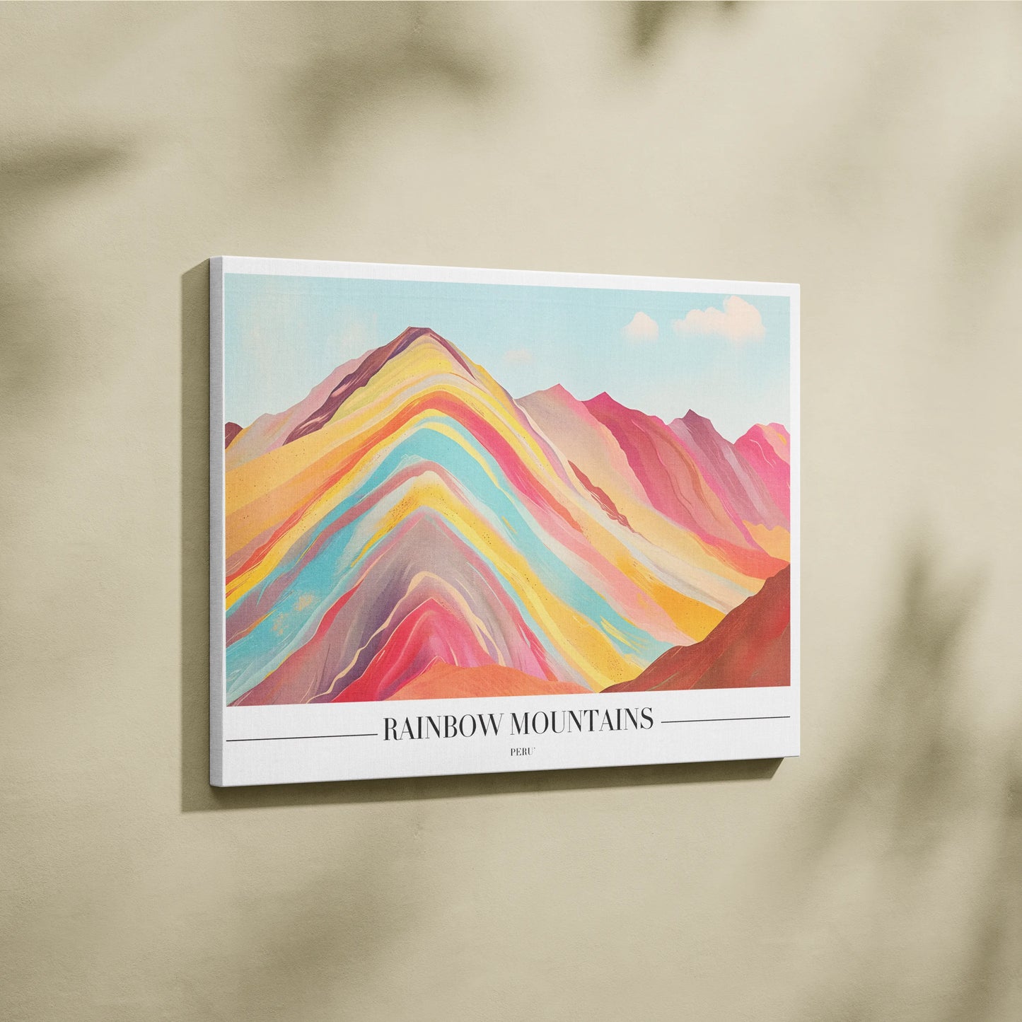 Rainbow Mountains, Peru, City Prints