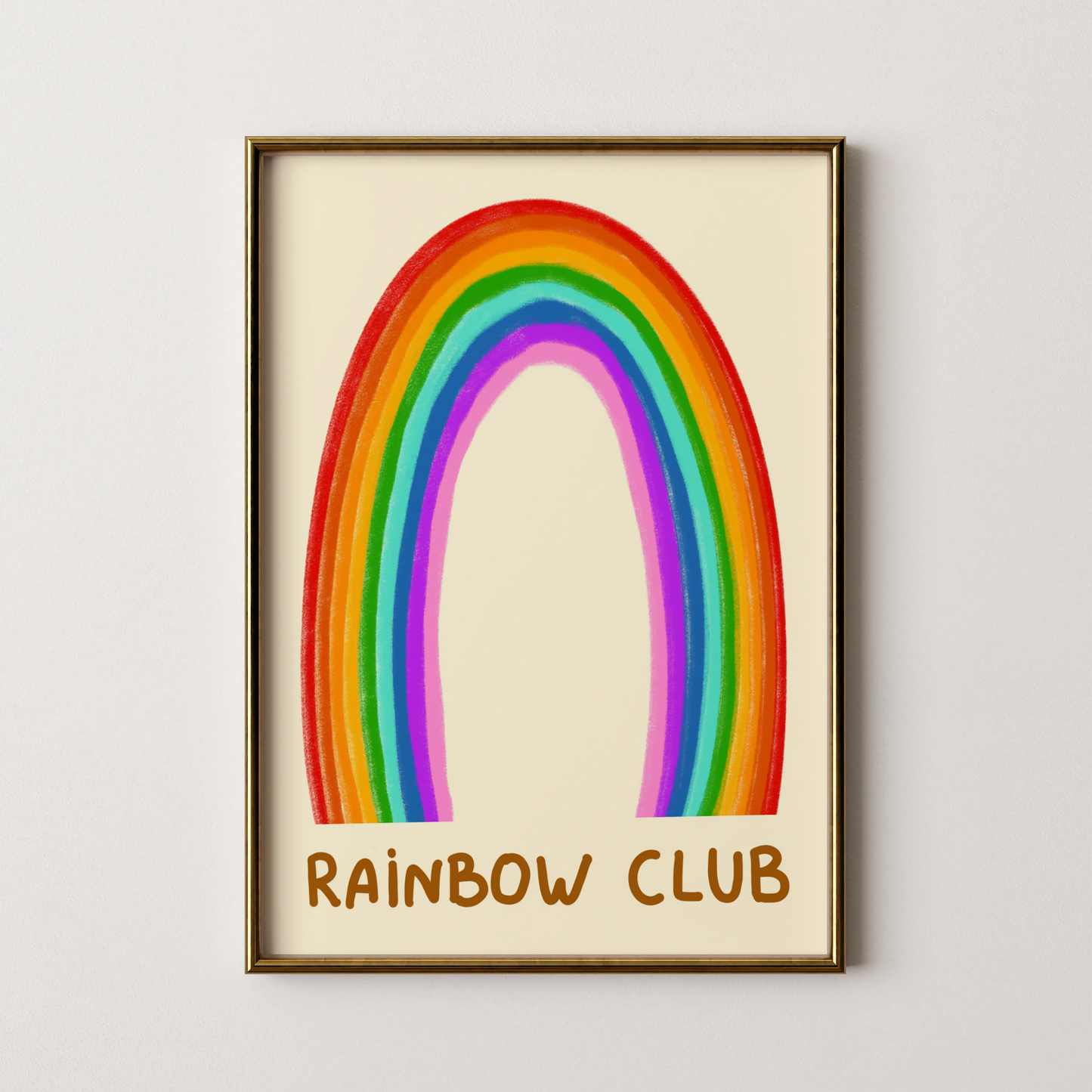 Rainbow club - Nursery Prints