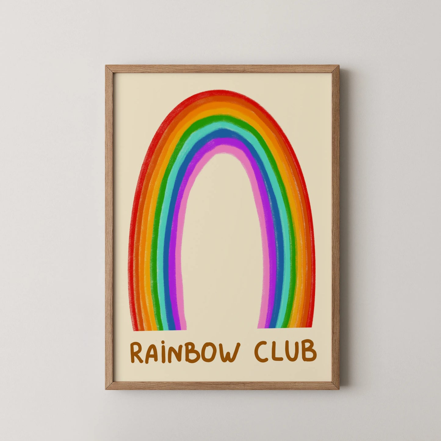 Rainbow club - Nursery Prints