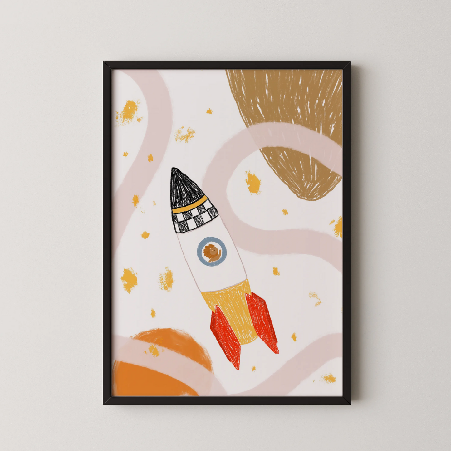 Rocket - Nursery Prints