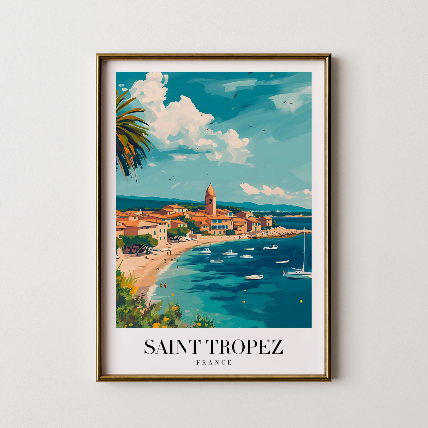 Saint Tropez, France, City Prints