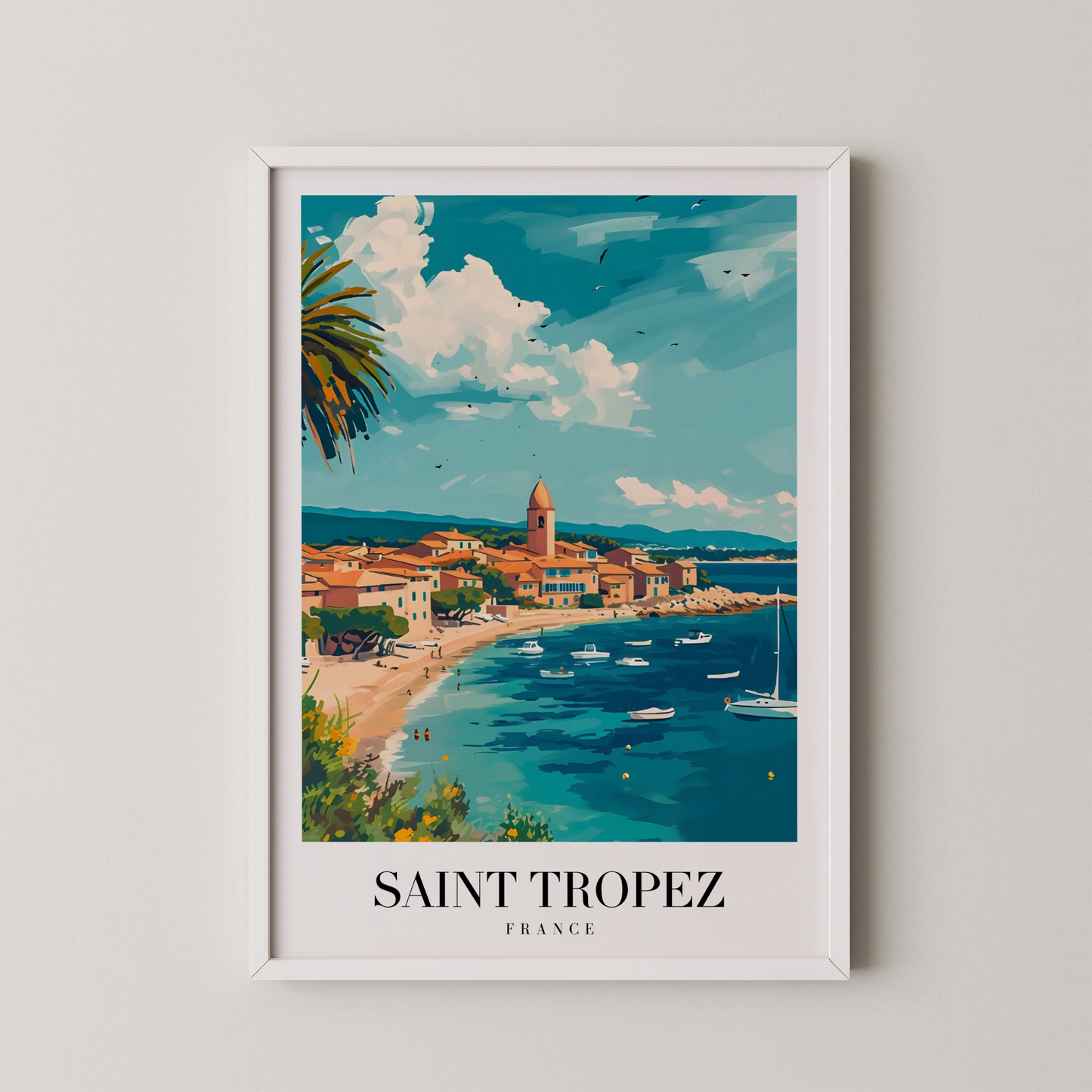 Saint Tropez, France, City Prints