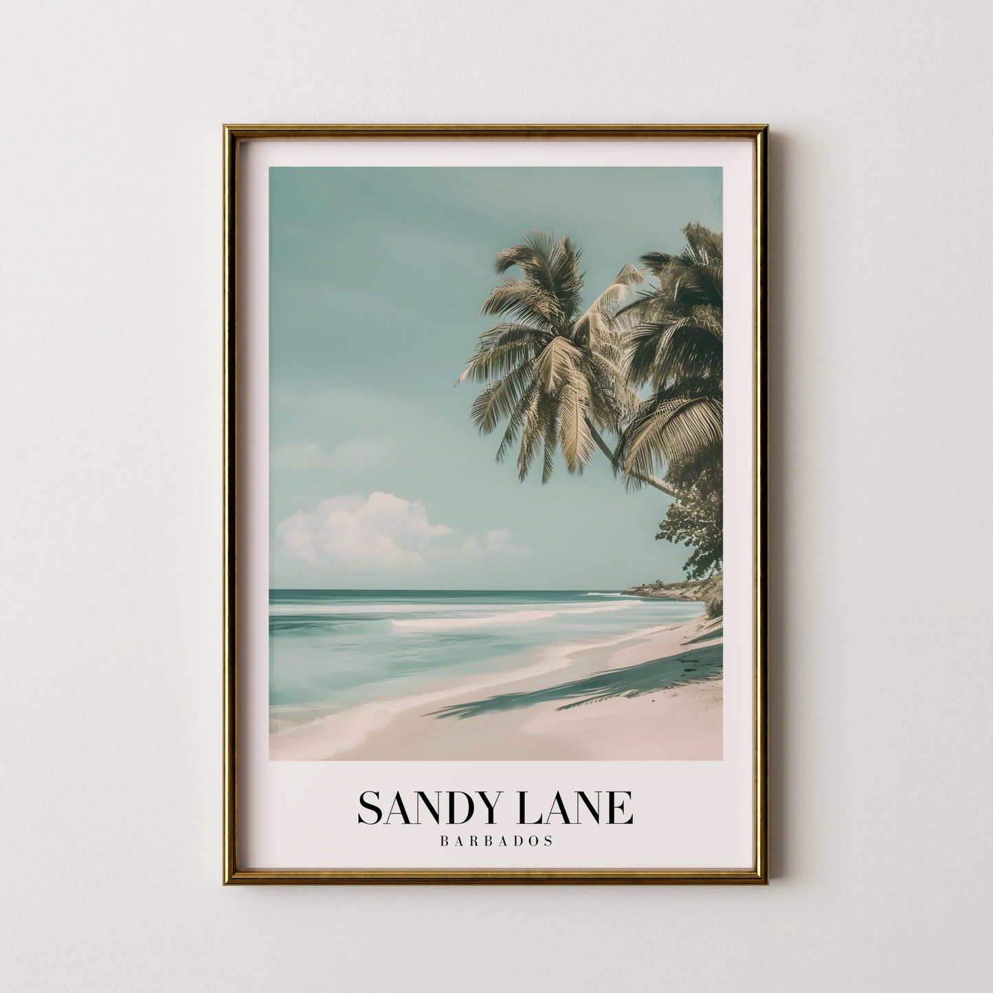 Sandy Lane, Barbados, City Prints