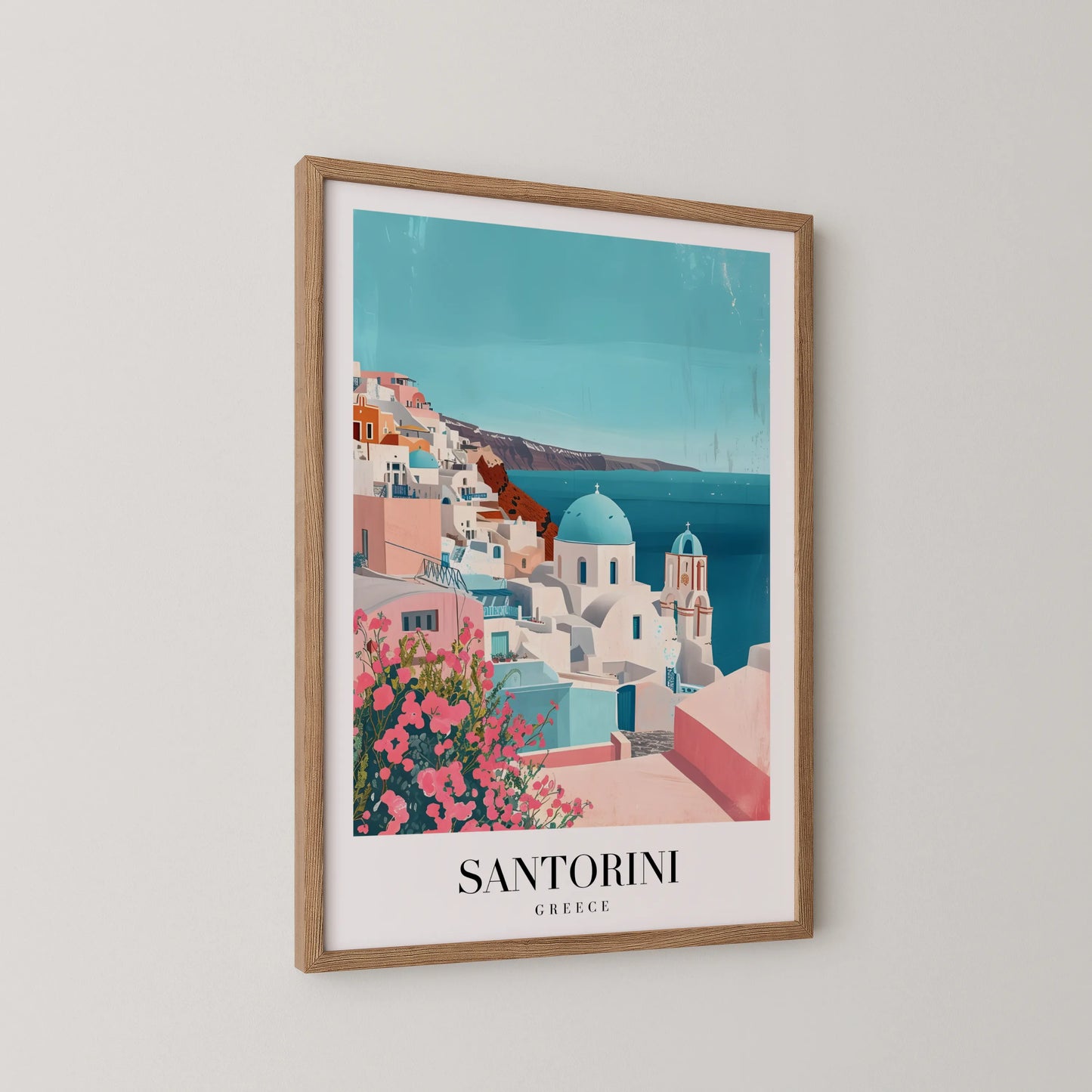 Santorini, Greece, City Prints