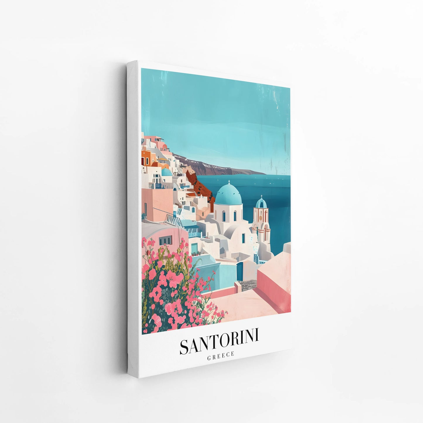 Santorini, Greece, City Prints