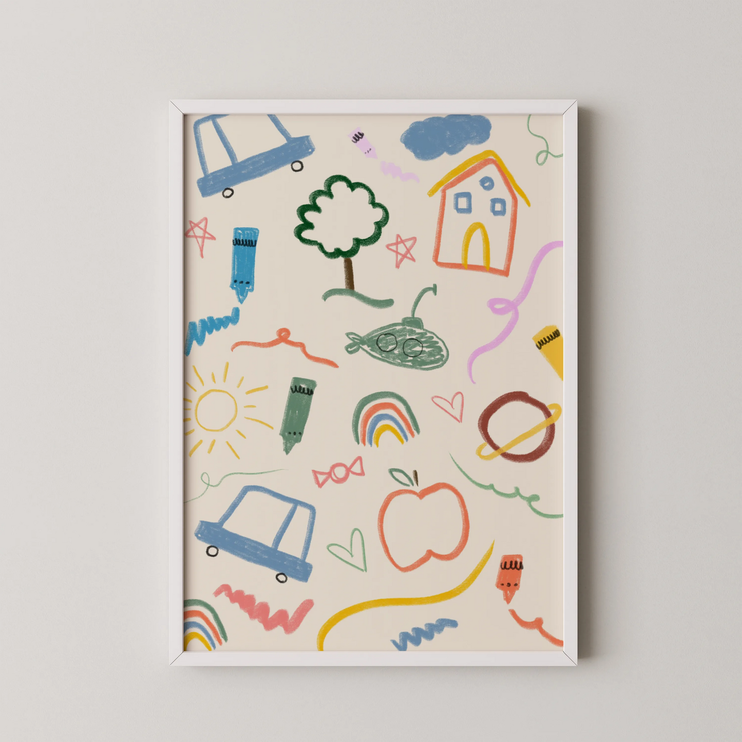 Scribble - Nursery Prints