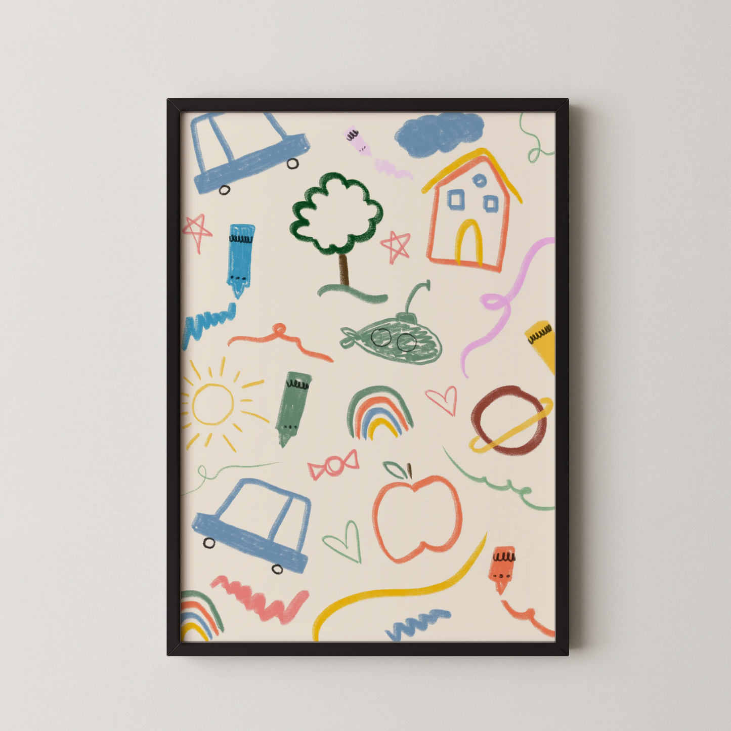 Scribble - Nursery Prints