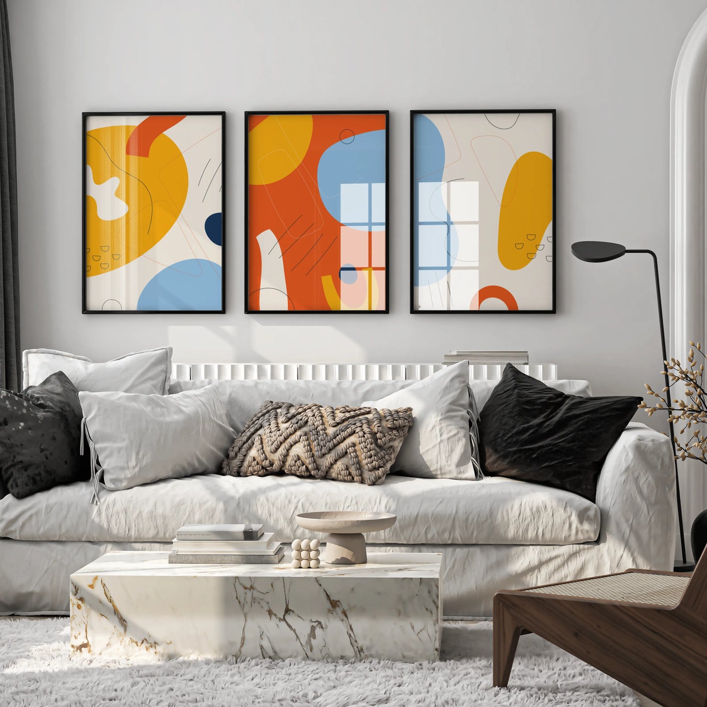 Set of 3, Modern Abstarct Painting