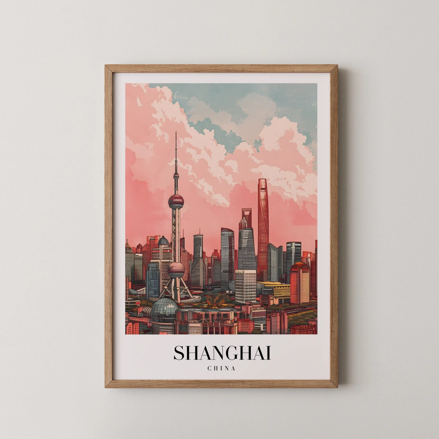 Shanghai, China, City Prints