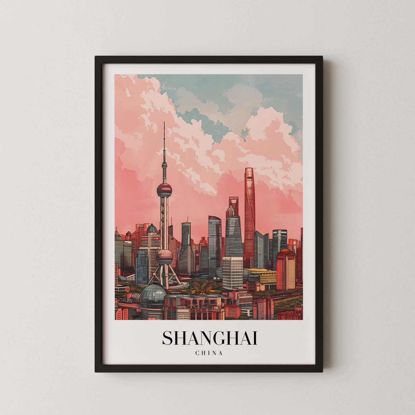 Shanghai, China, City Prints