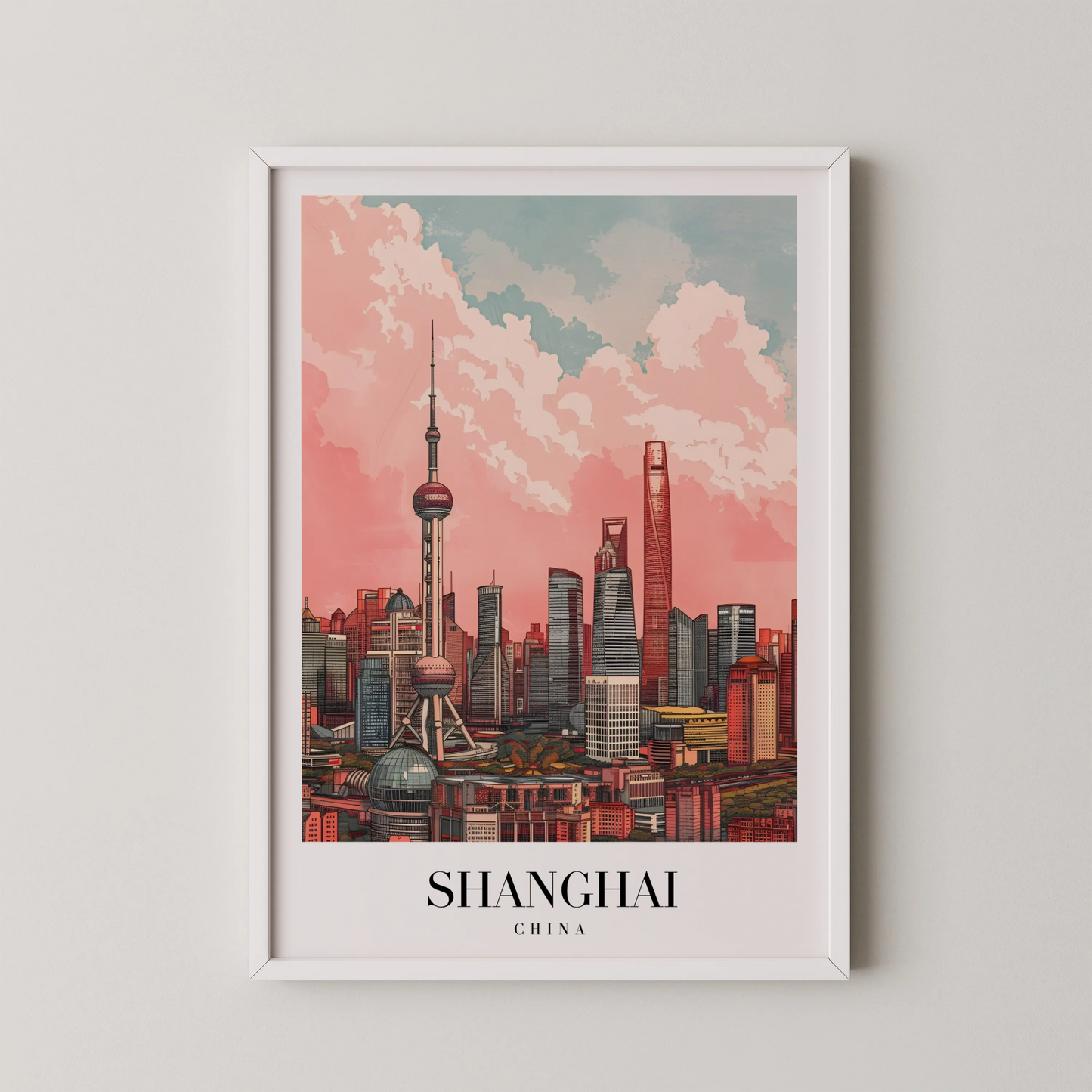 Shanghai, China, City Prints