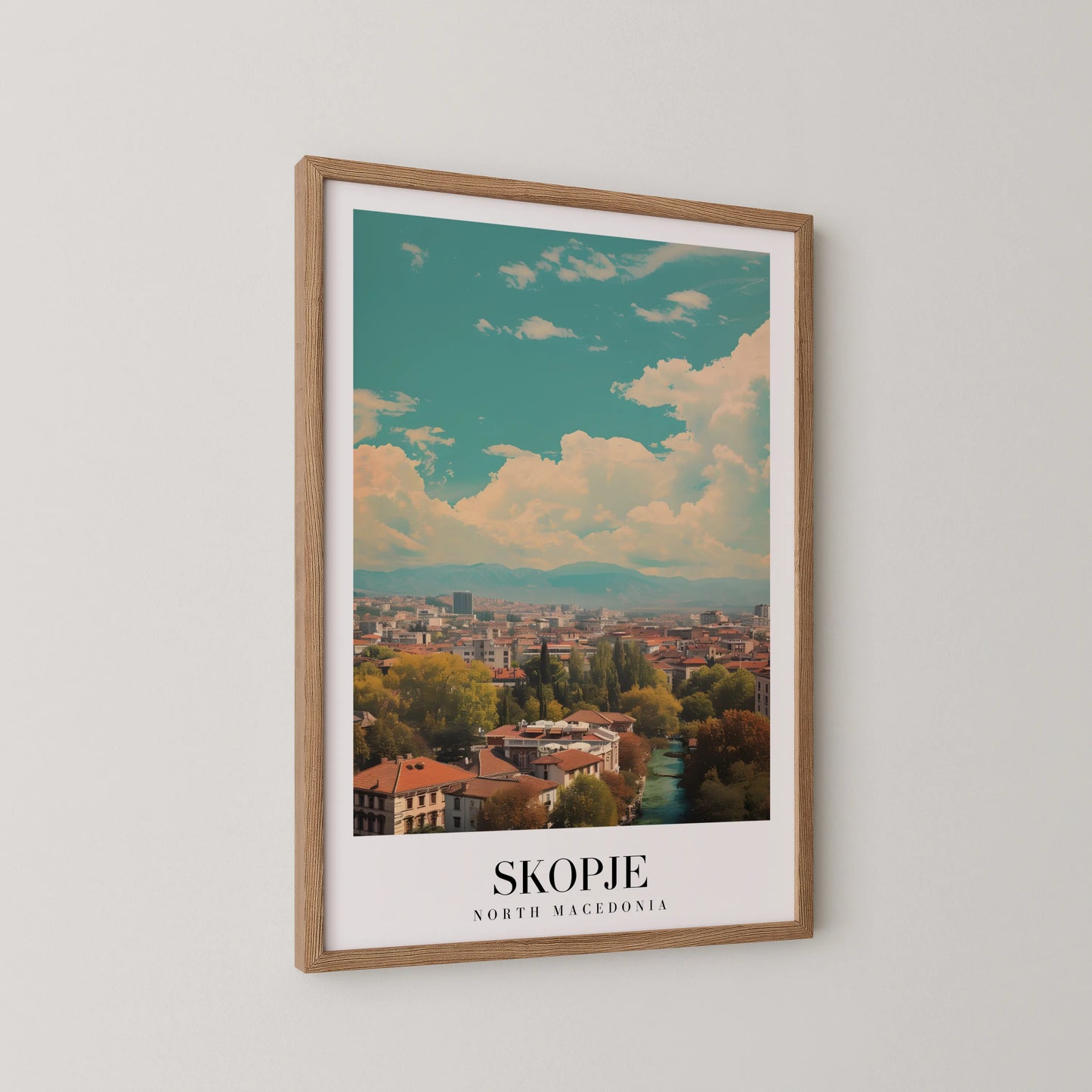 Skopje, North Mecedonia, City Prints