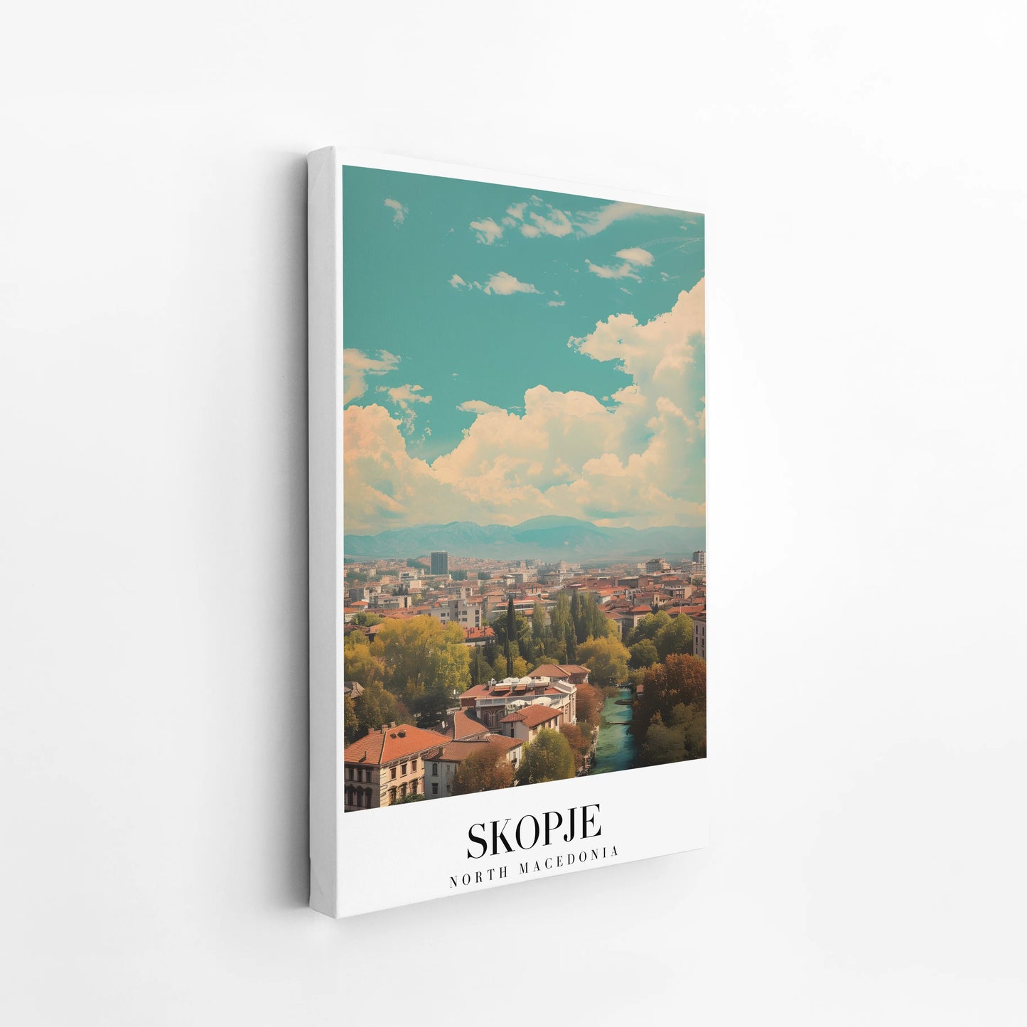 Skopje, North Mecedonia, City Prints