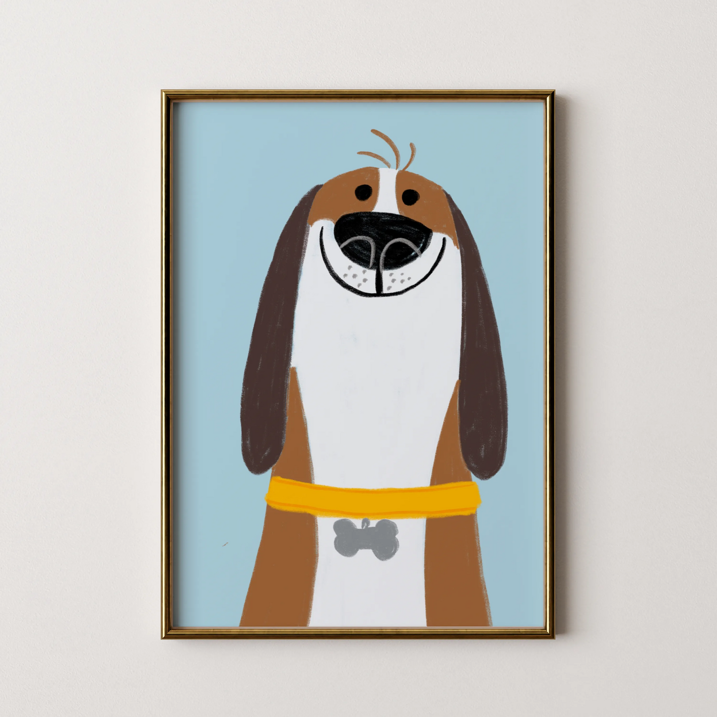 Smile please dog - Nursery Prints