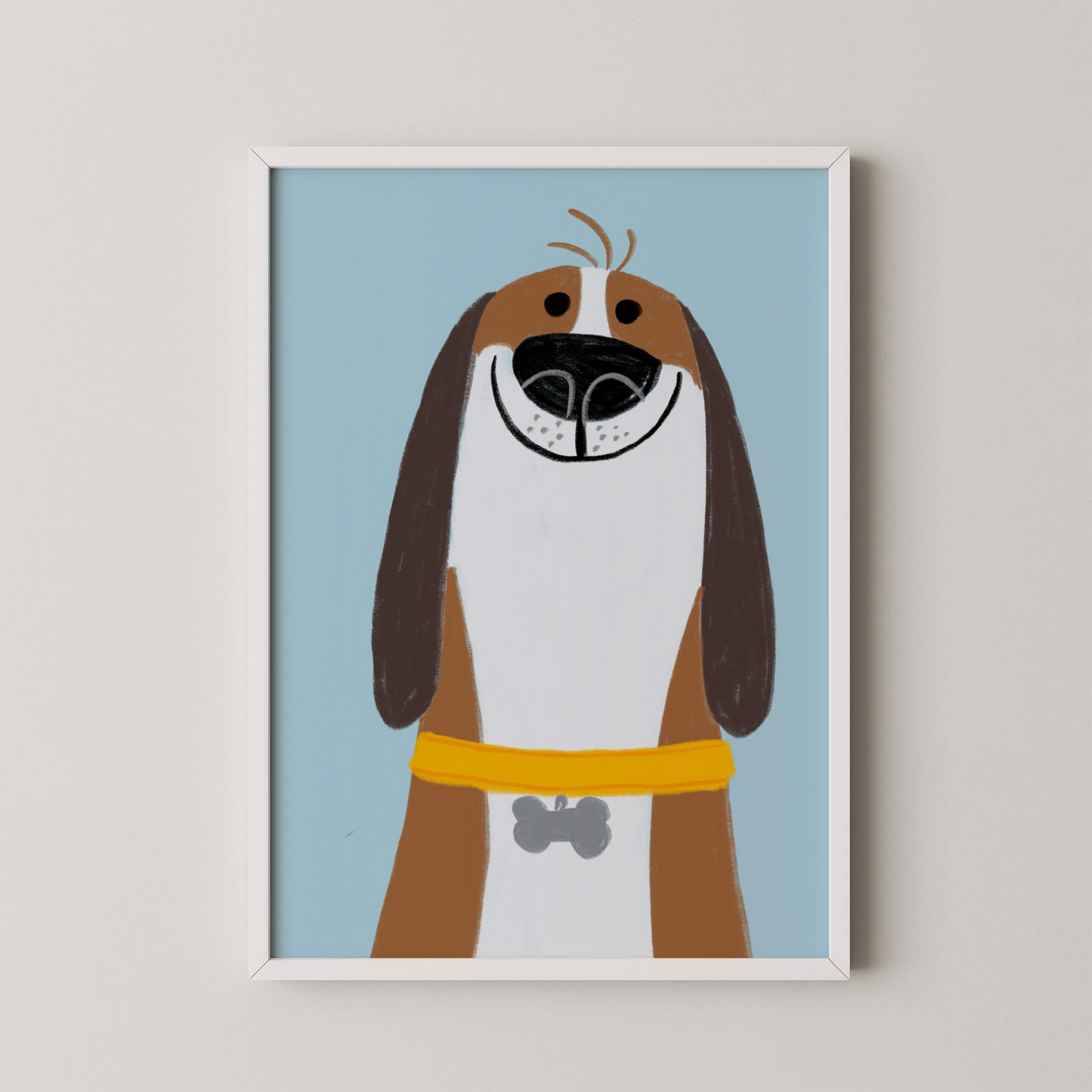Smile please dog - Nursery Prints