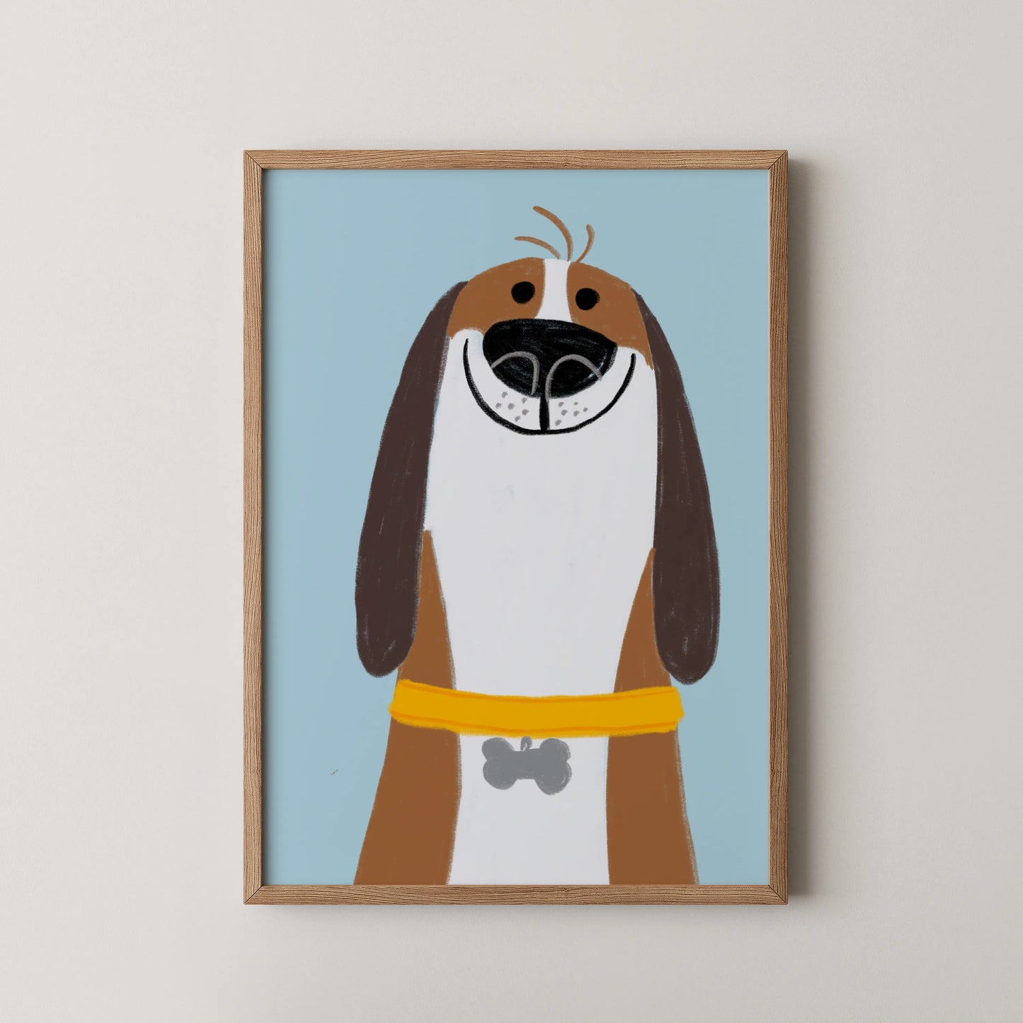Smile please dog - Nursery Prints