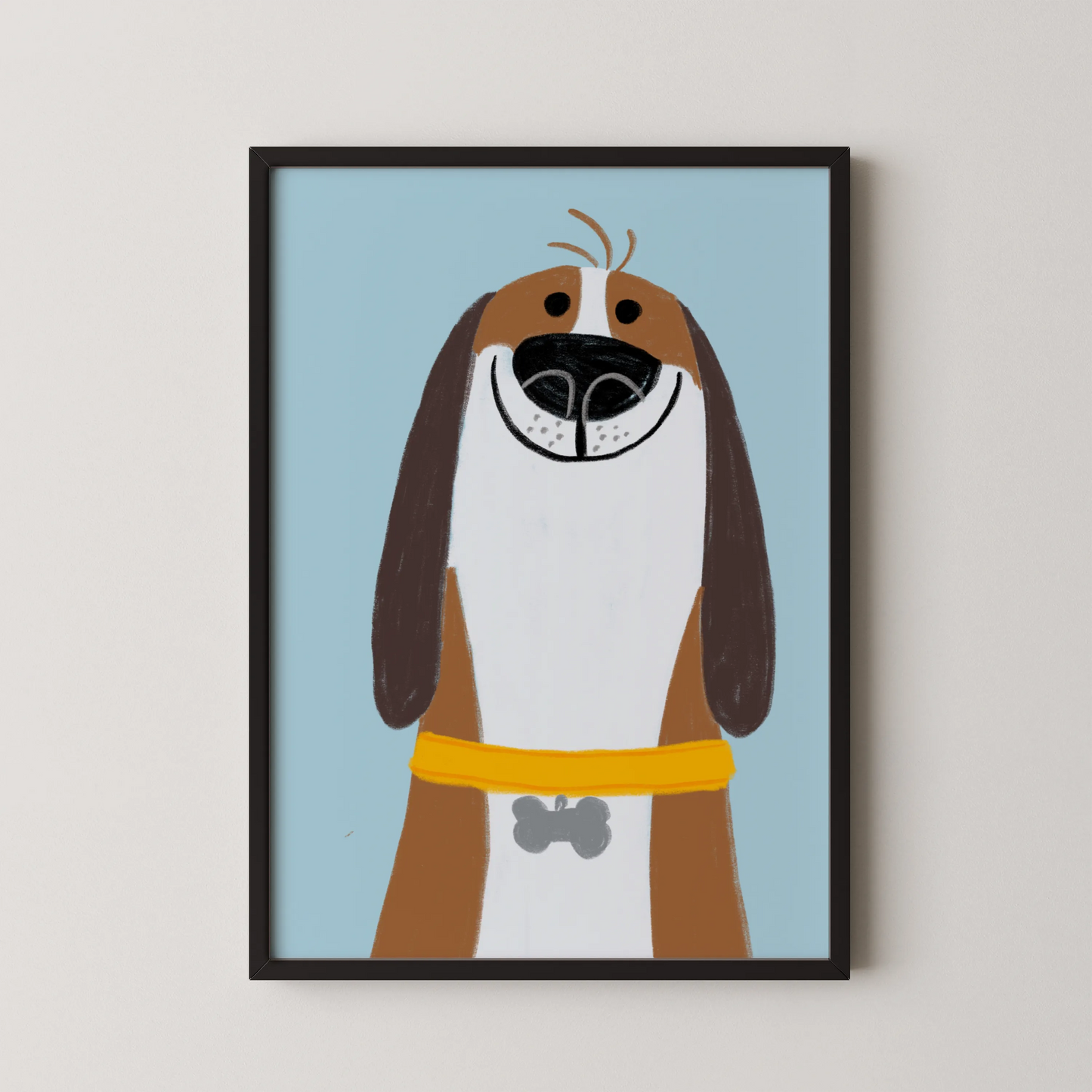Smile please dog - Nursery Prints