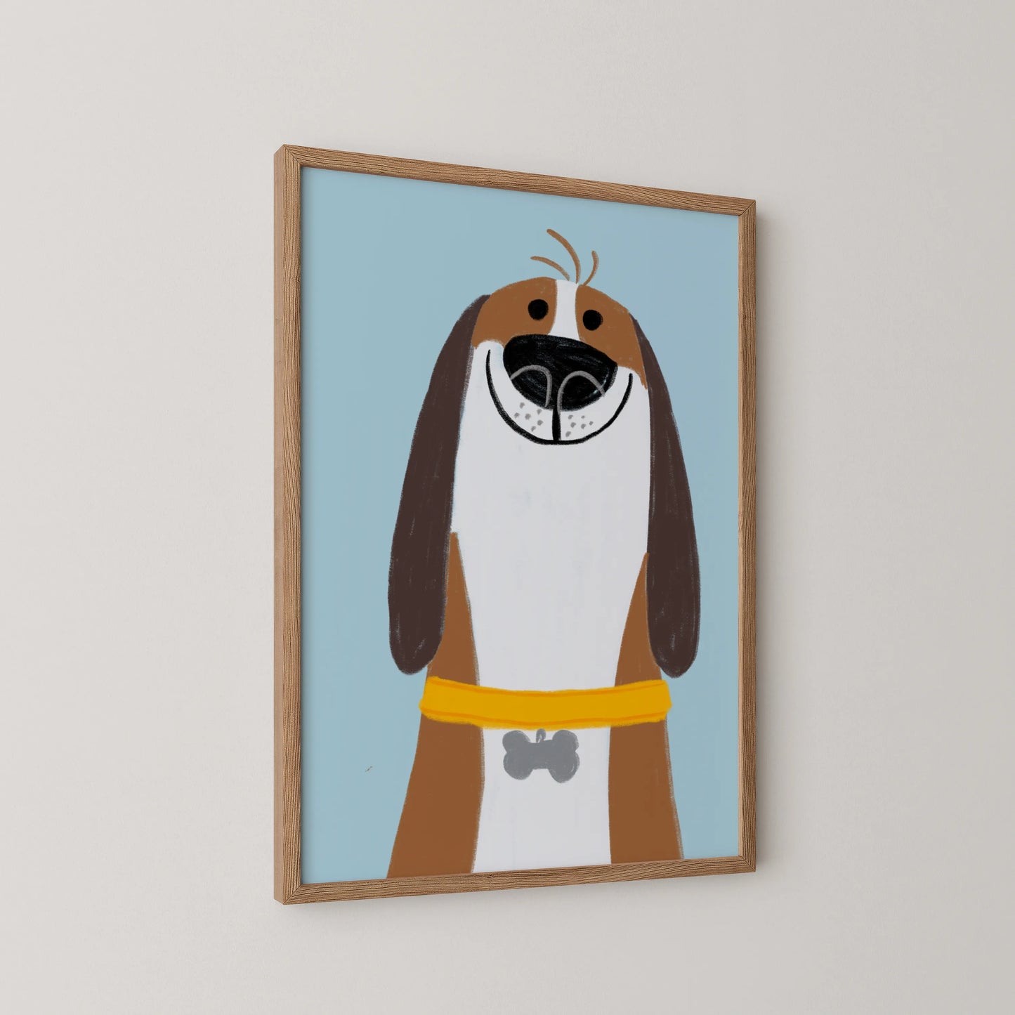 Smile please dog - Nursery Prints