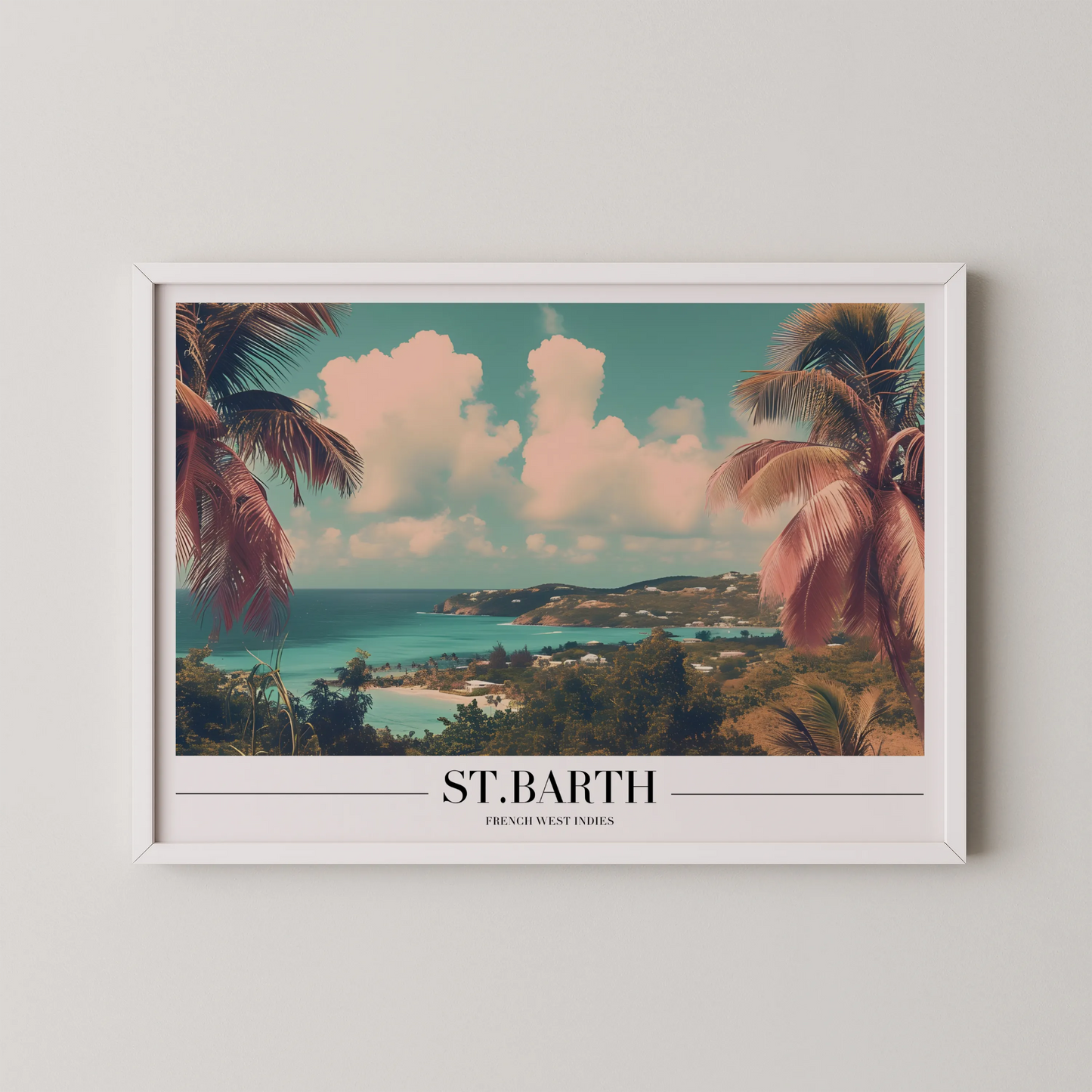 St. Barth, French West Indies, City Prints