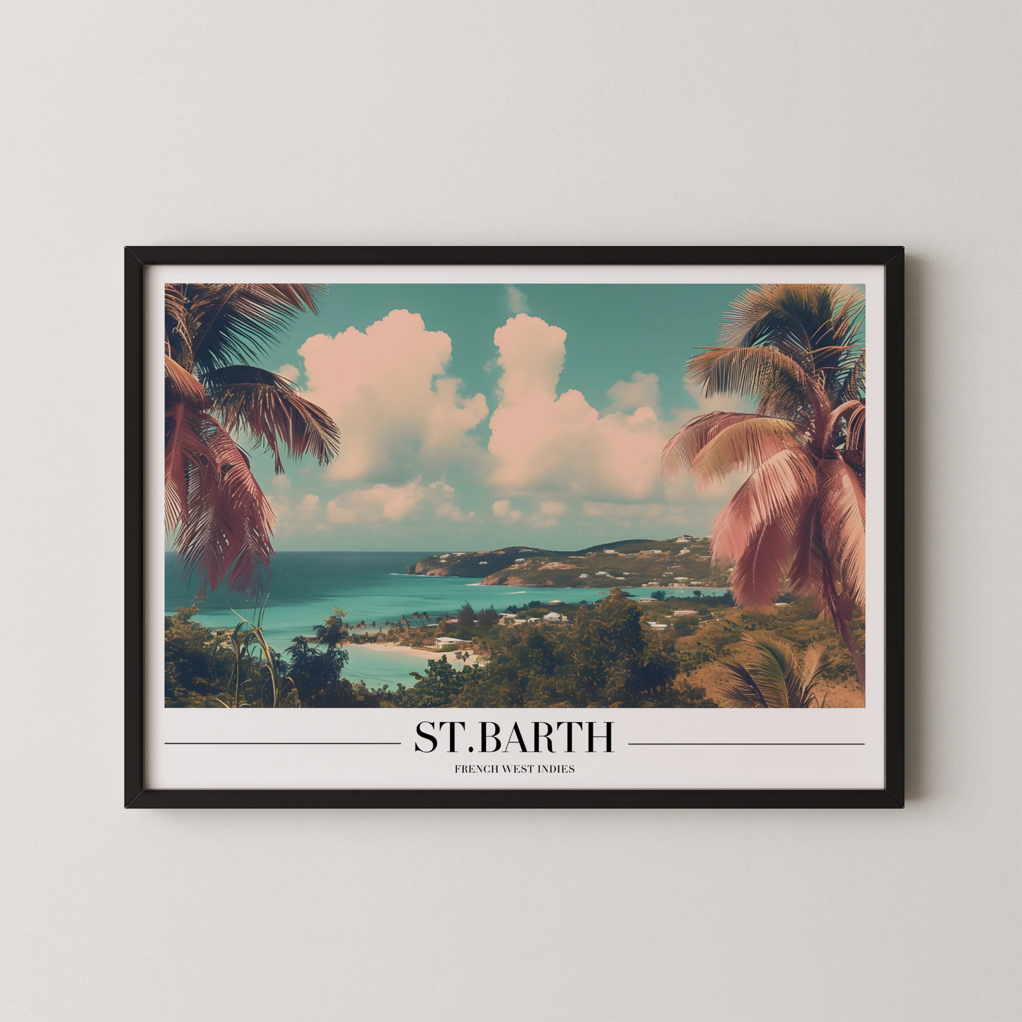 St. Barth, French West Indies, City Prints