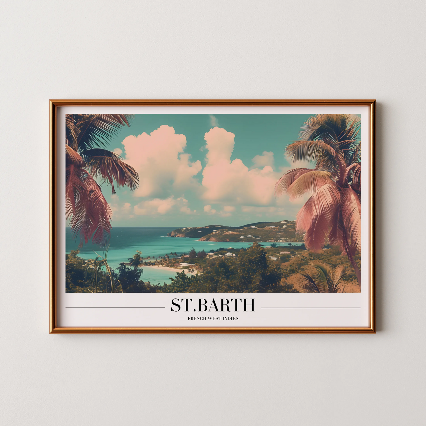 St. Barth, French West Indies, City Prints