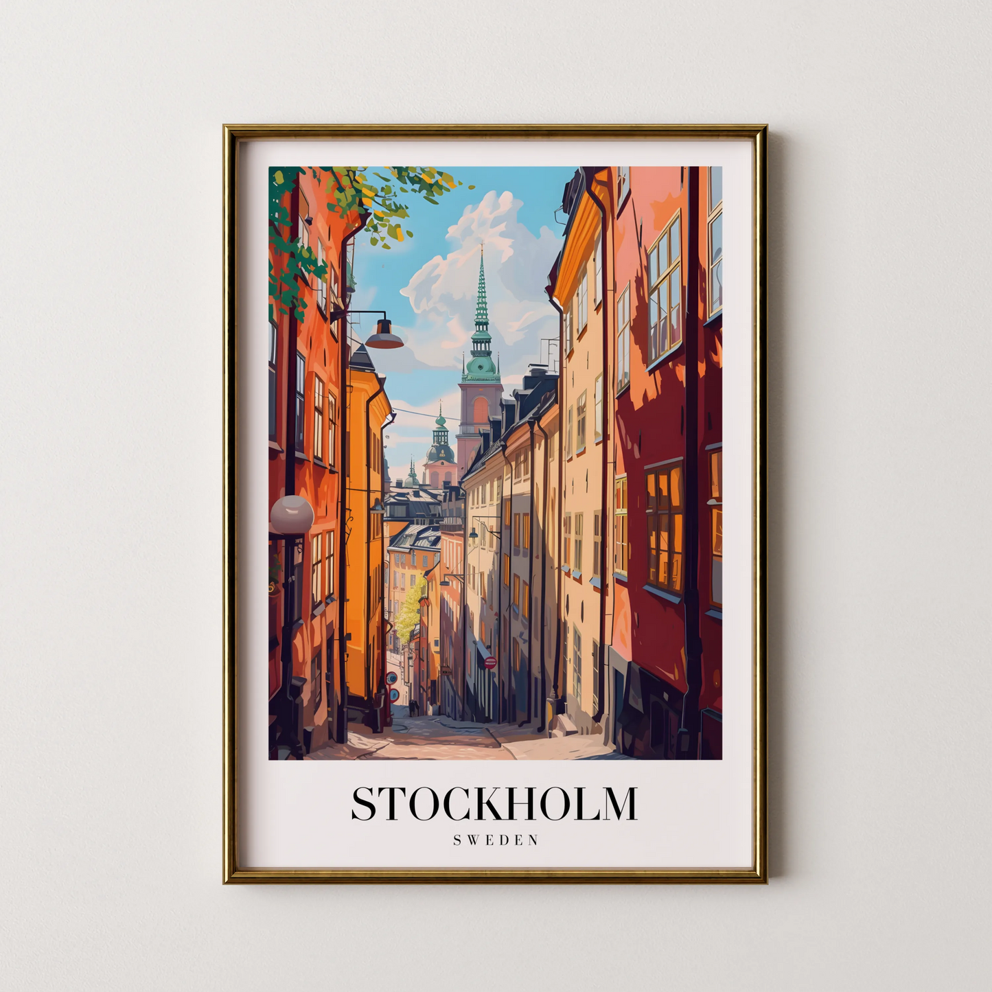 Stockholm, Sweden, City Prints