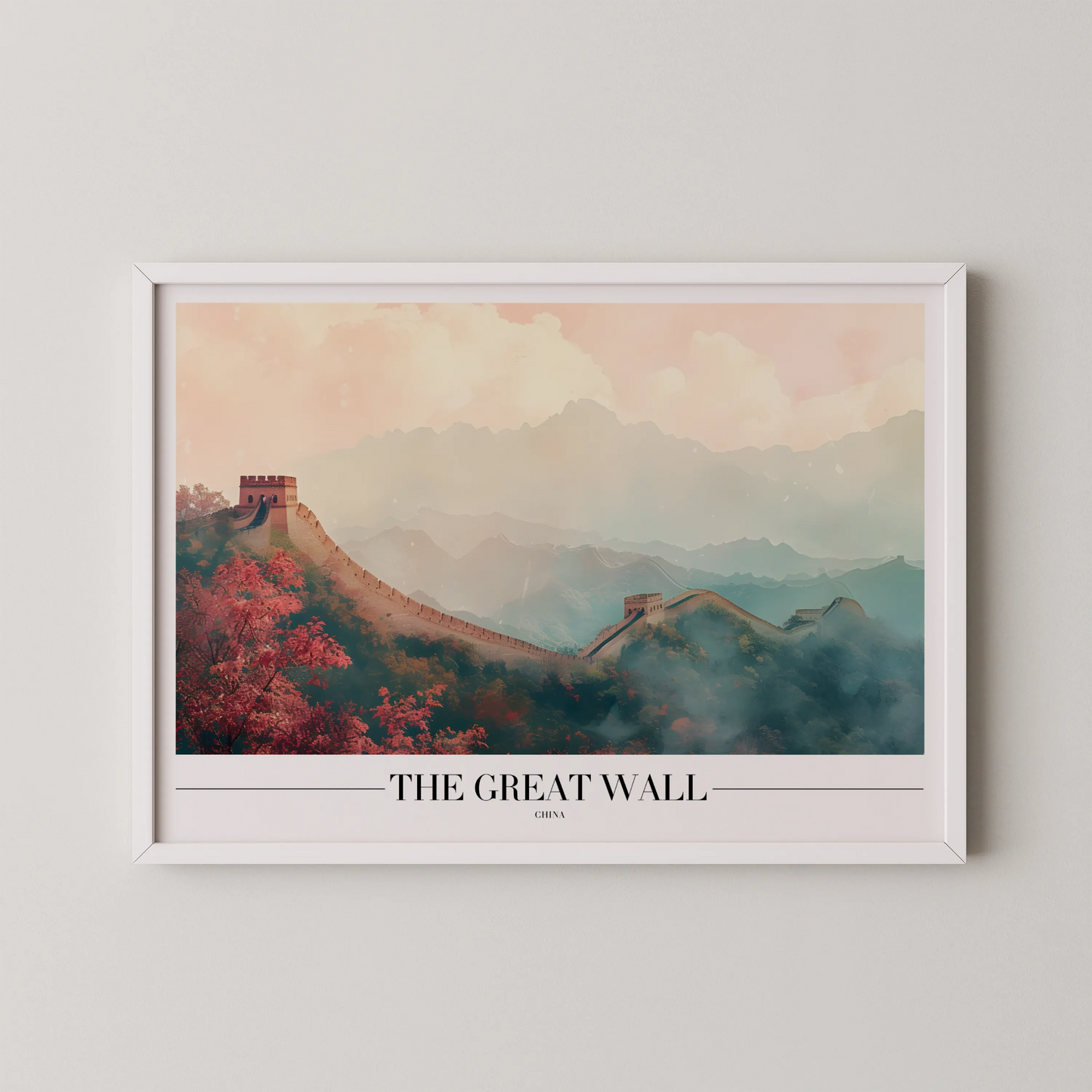 The Great Wall, China, City Prints