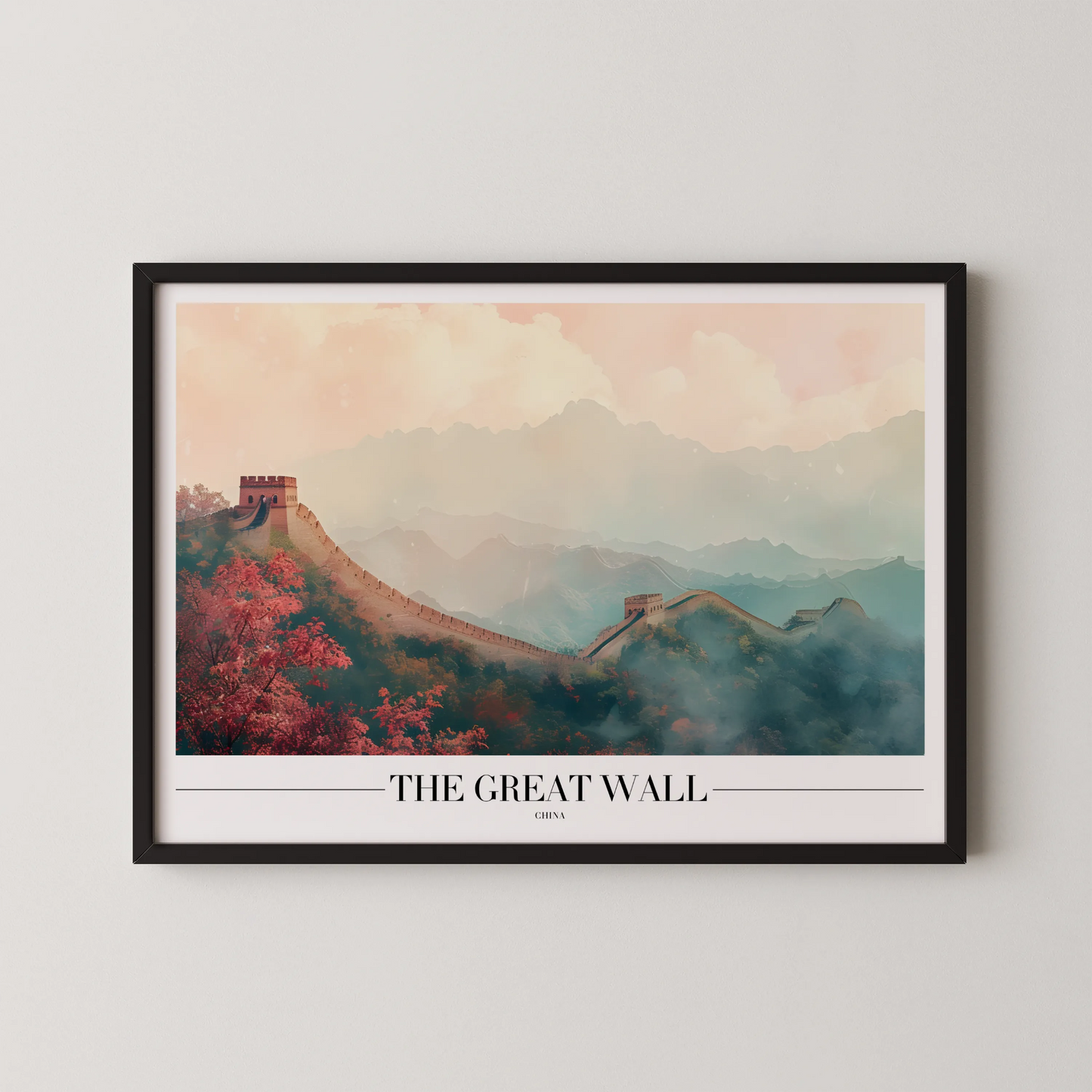 The Great Wall, China, City Prints