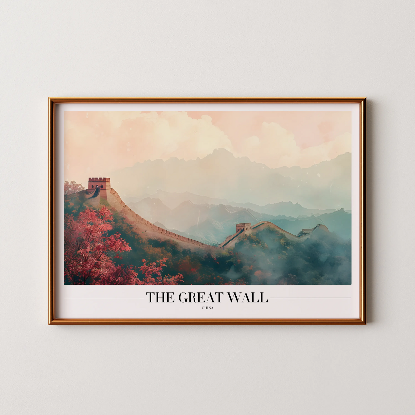 The Great Wall, China, City Prints