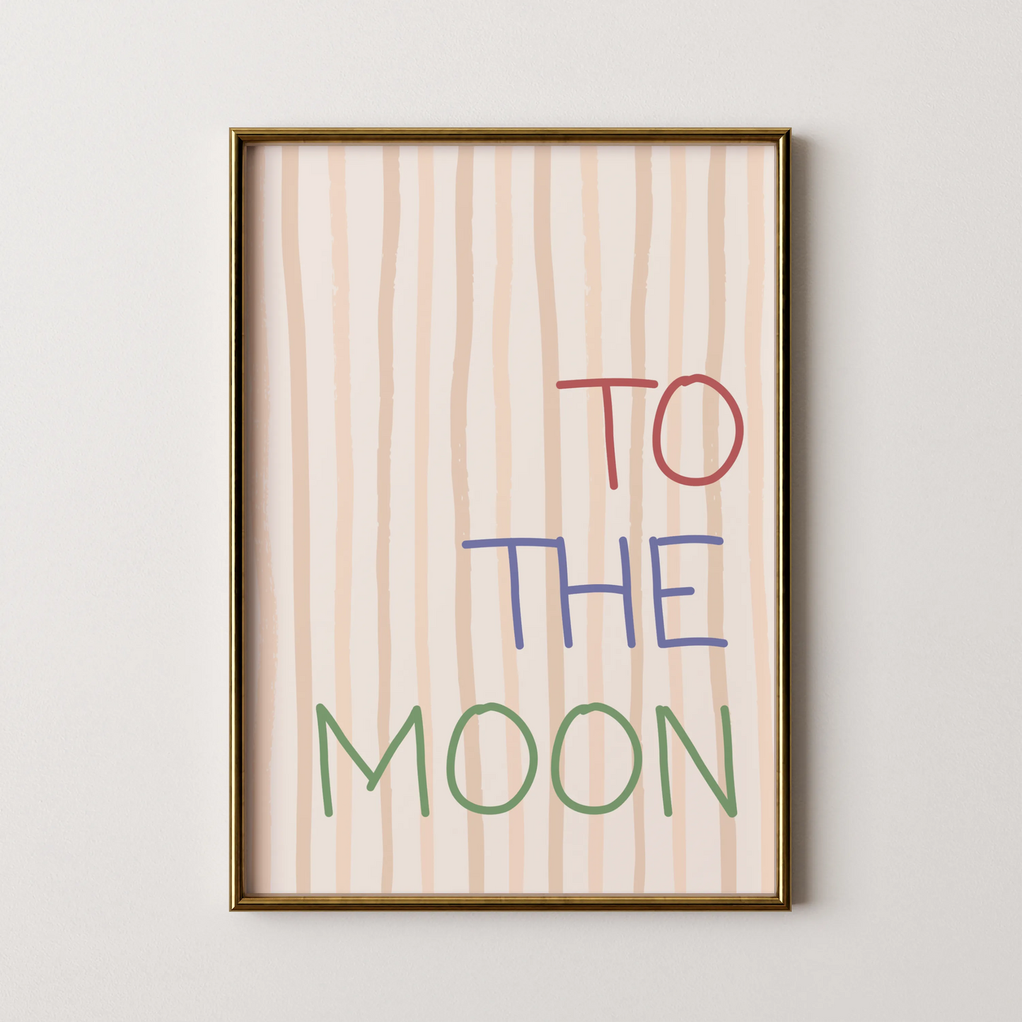 The Moon - Nursery Prints