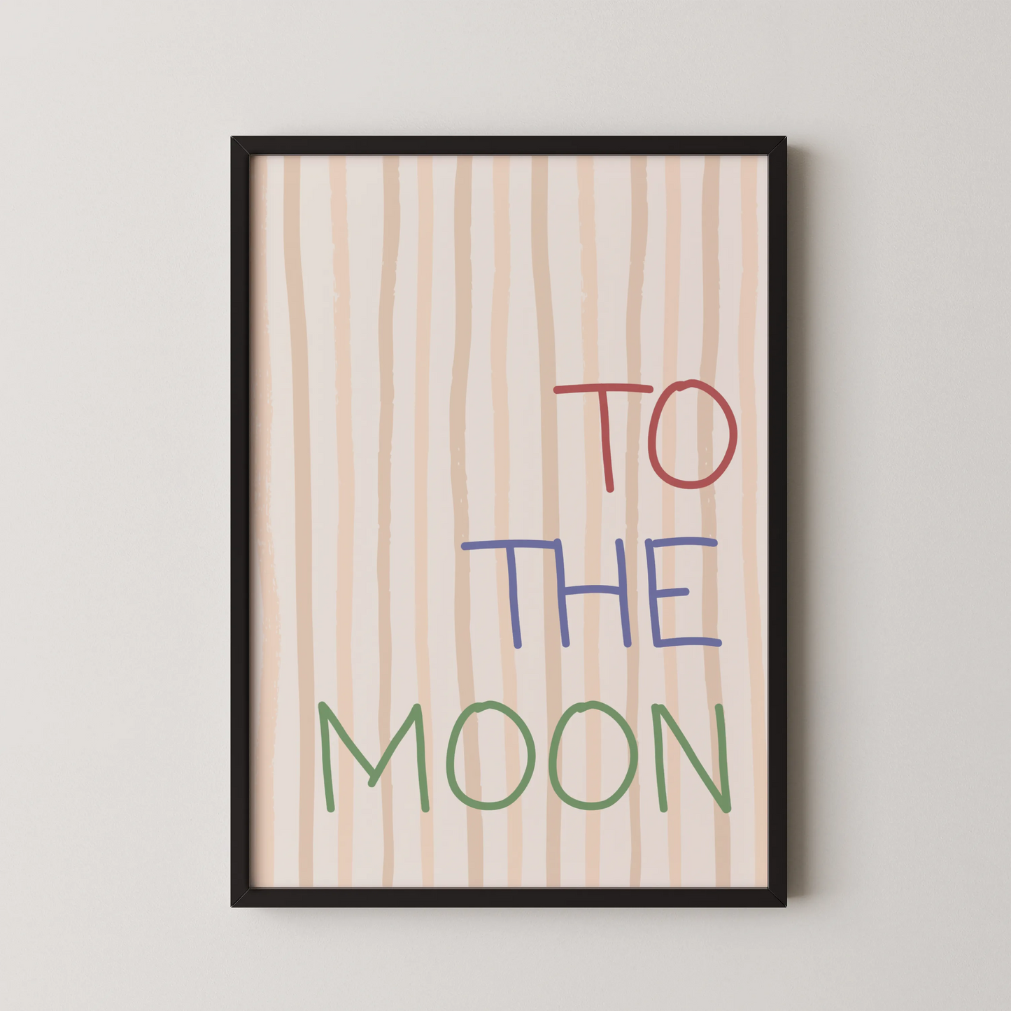 The Moon - Nursery Prints