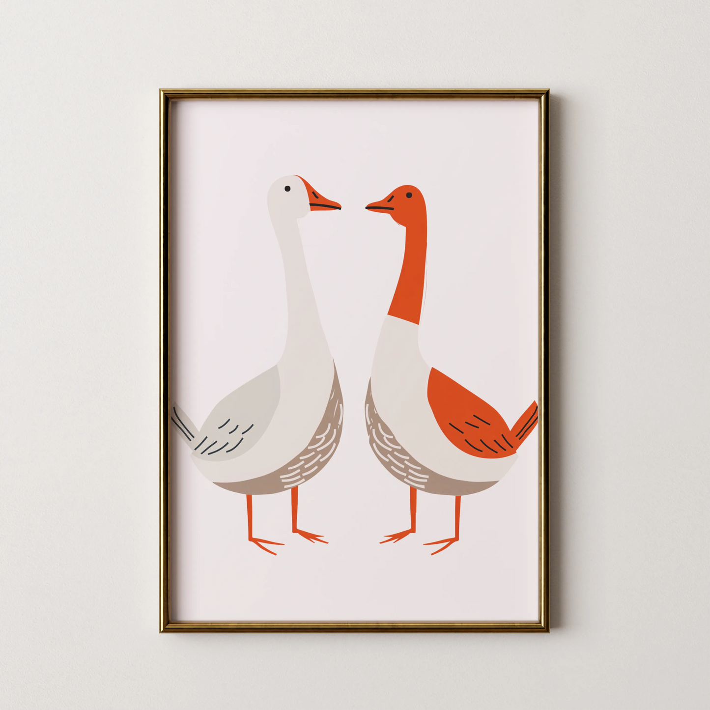 Twin Ducks - Nursery Prints