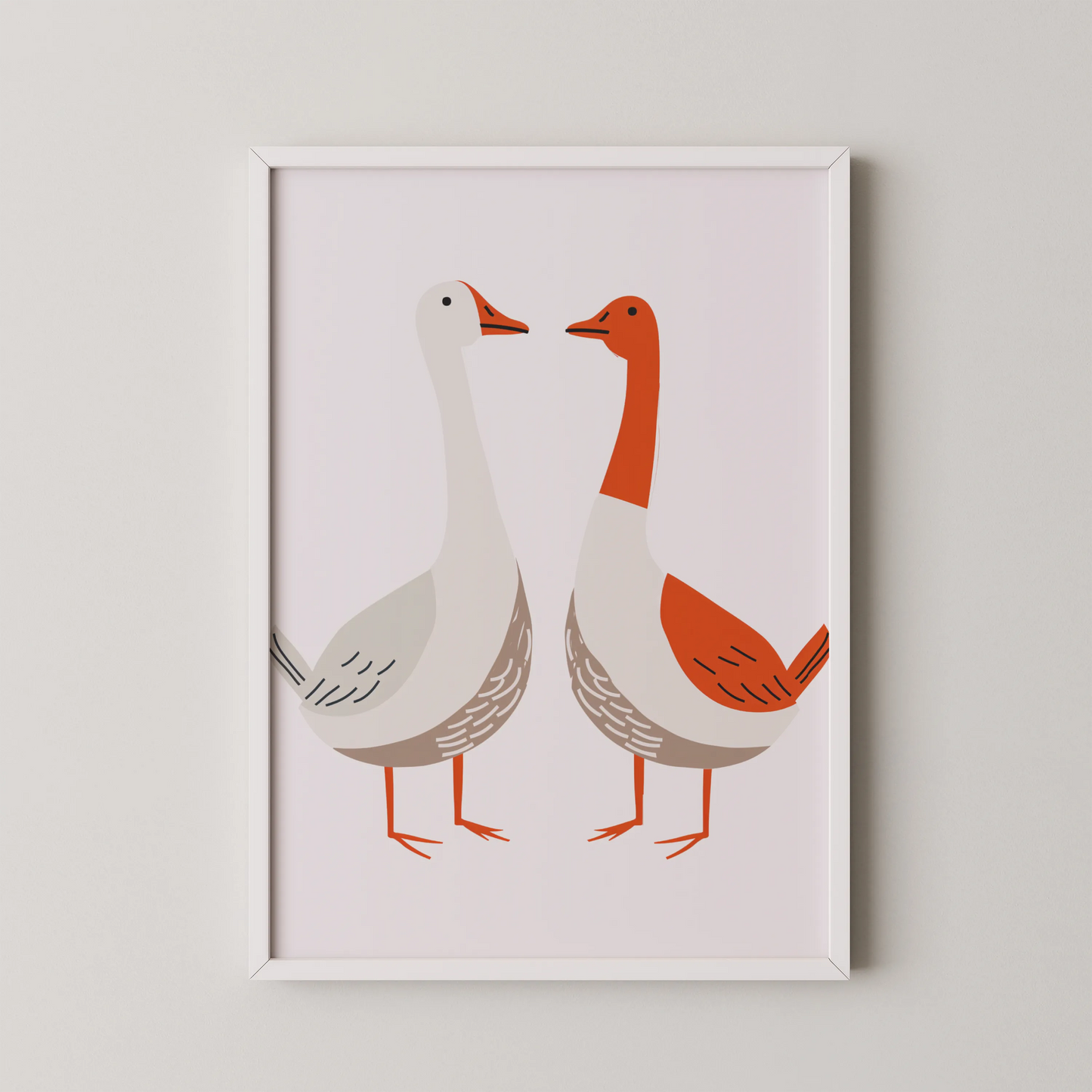 Twin Ducks - Nursery Prints