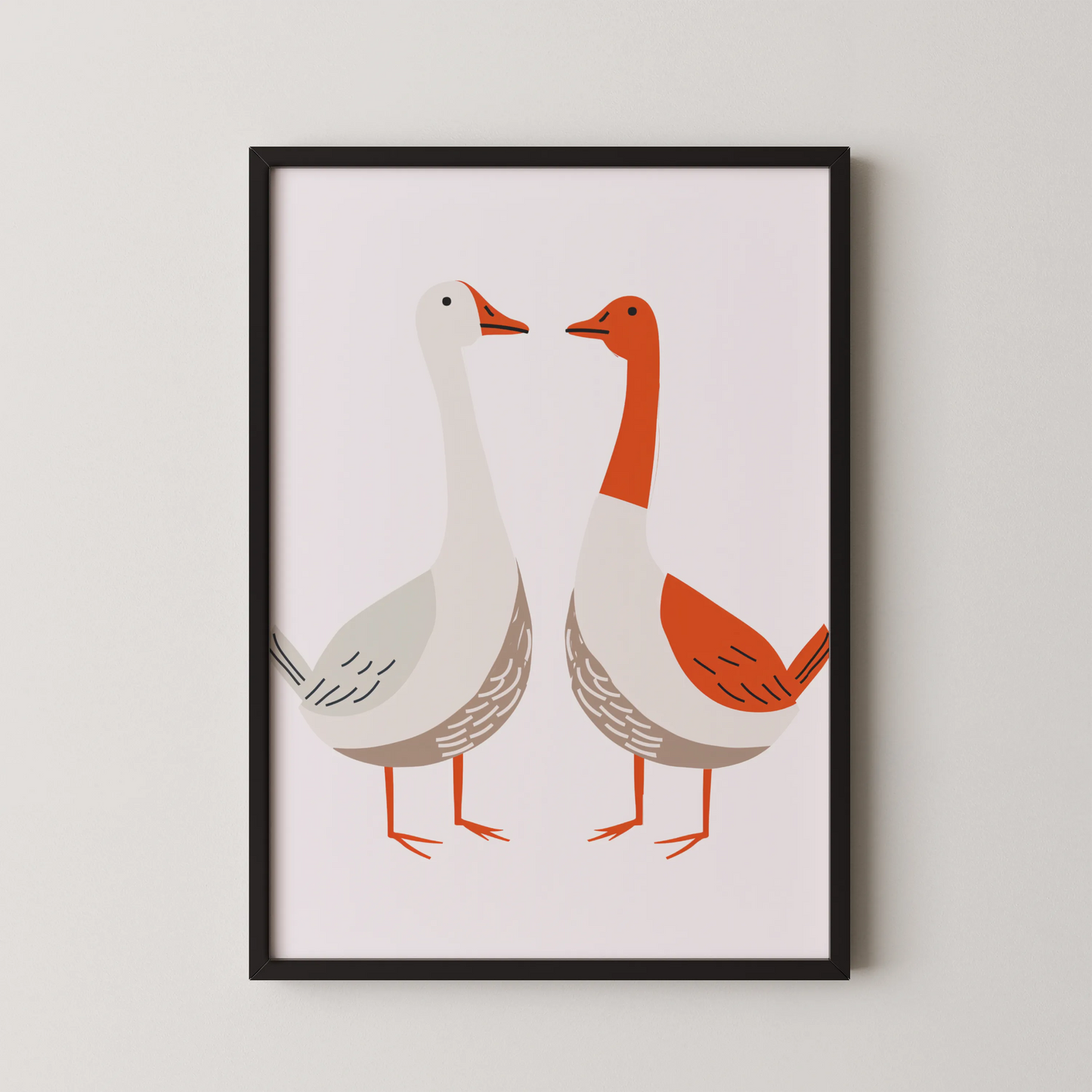 Twin Ducks - Nursery Prints