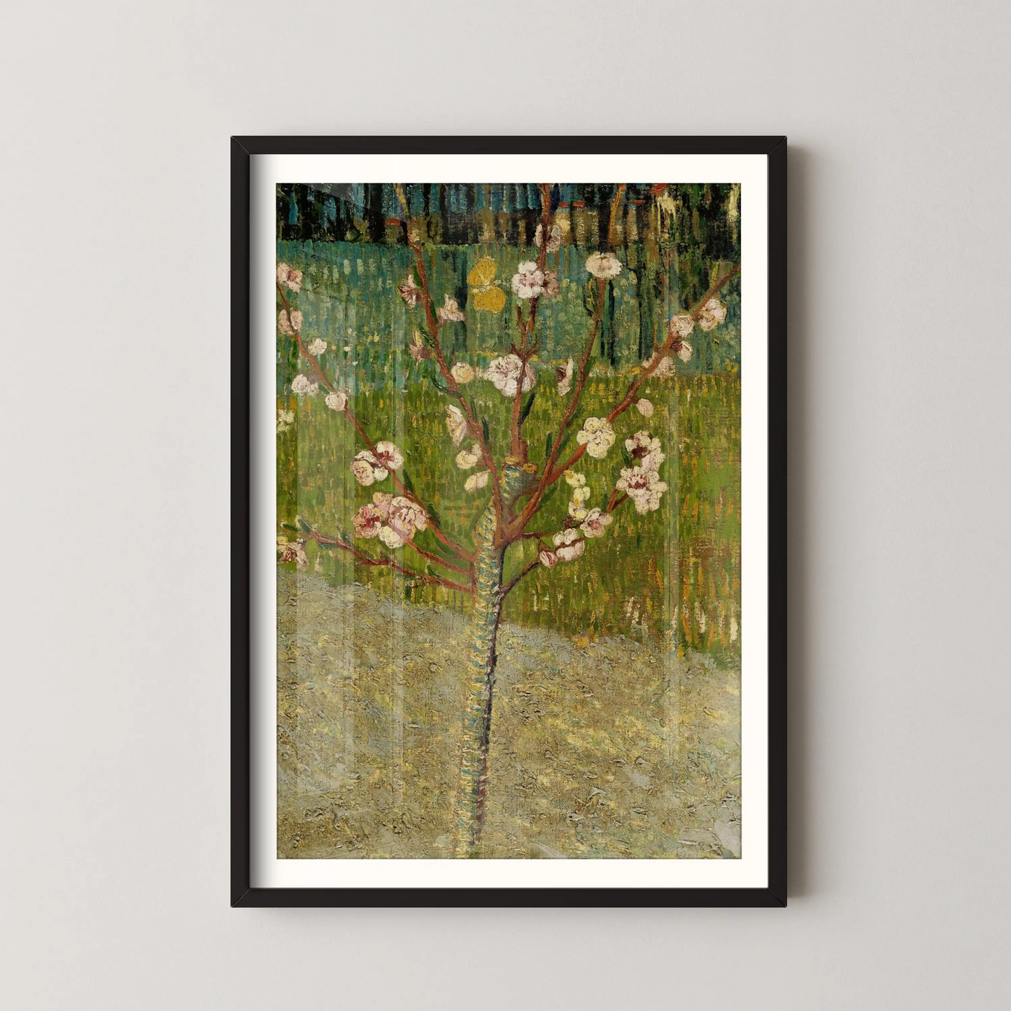 Almond tree in blossom by Vincent Van Gogh
