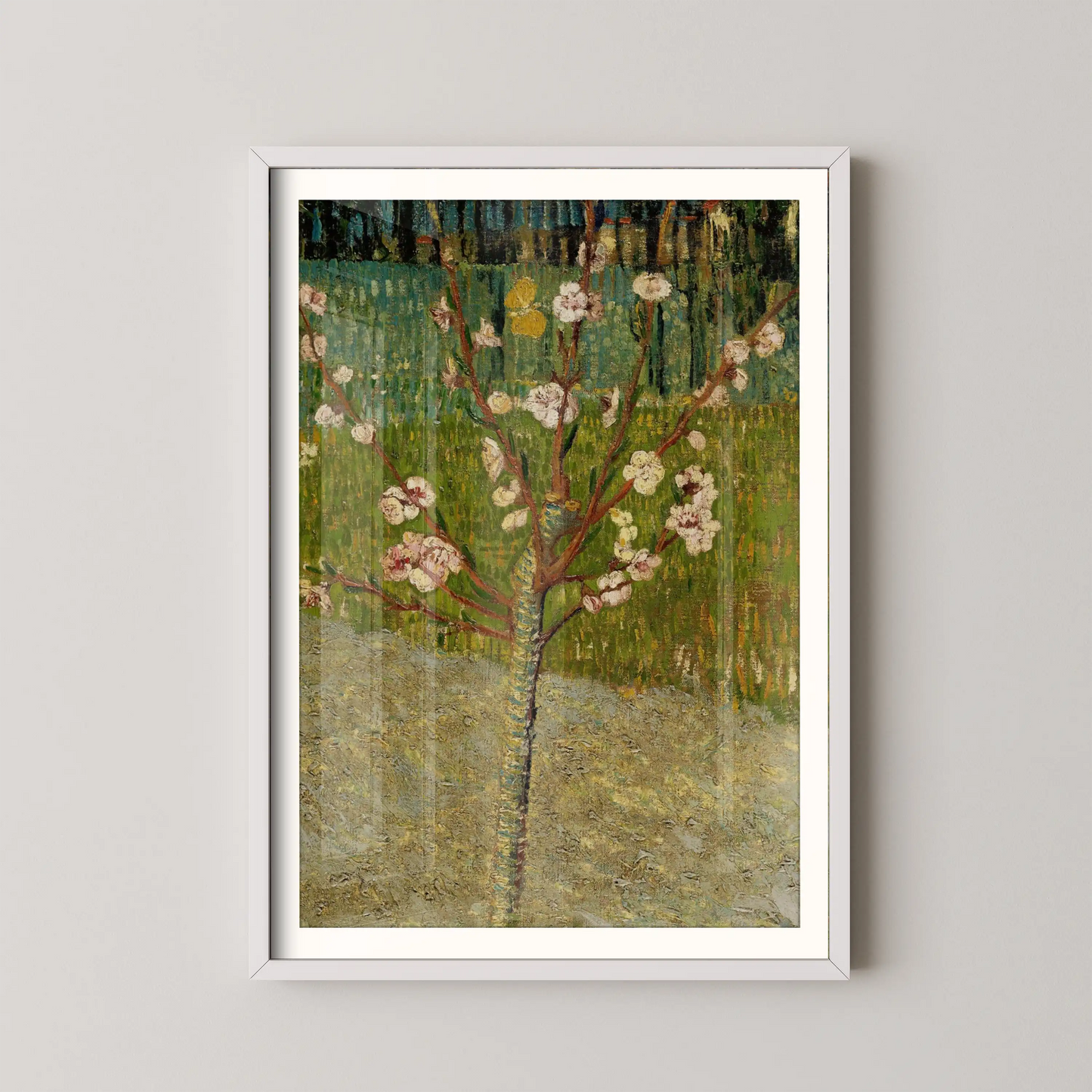 Almond tree in blossom by Vincent Van Gogh