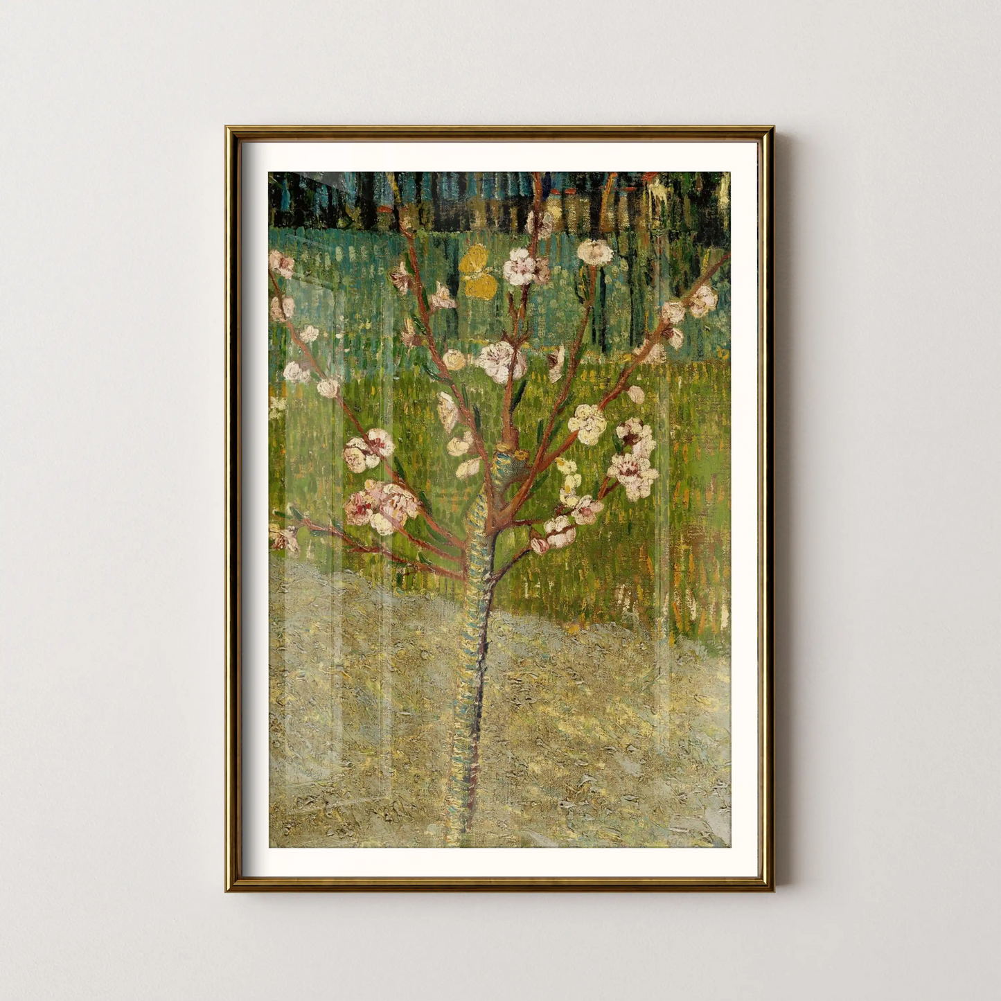 Almond tree in blossom by Vincent Van Gogh