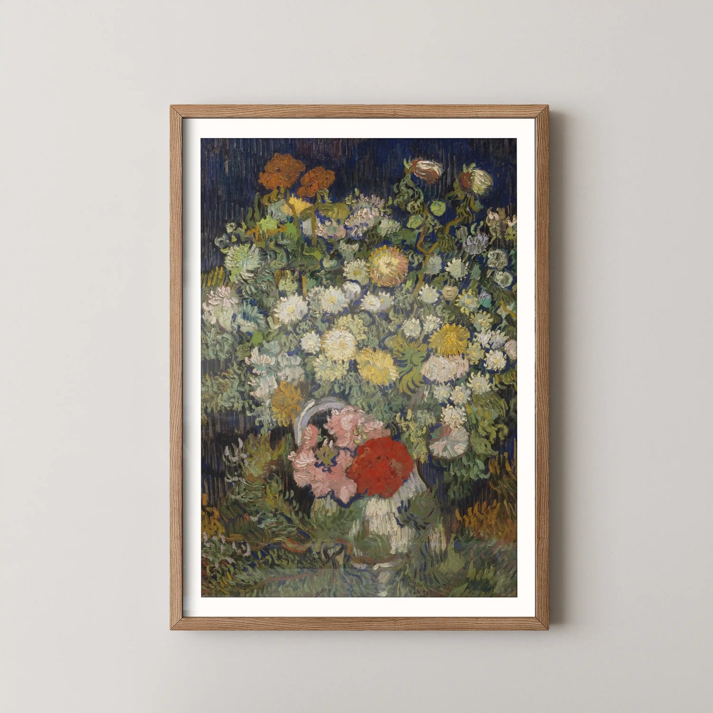 Bouquet of Flowers in a Vase by Vincent Van Gogh (1890)